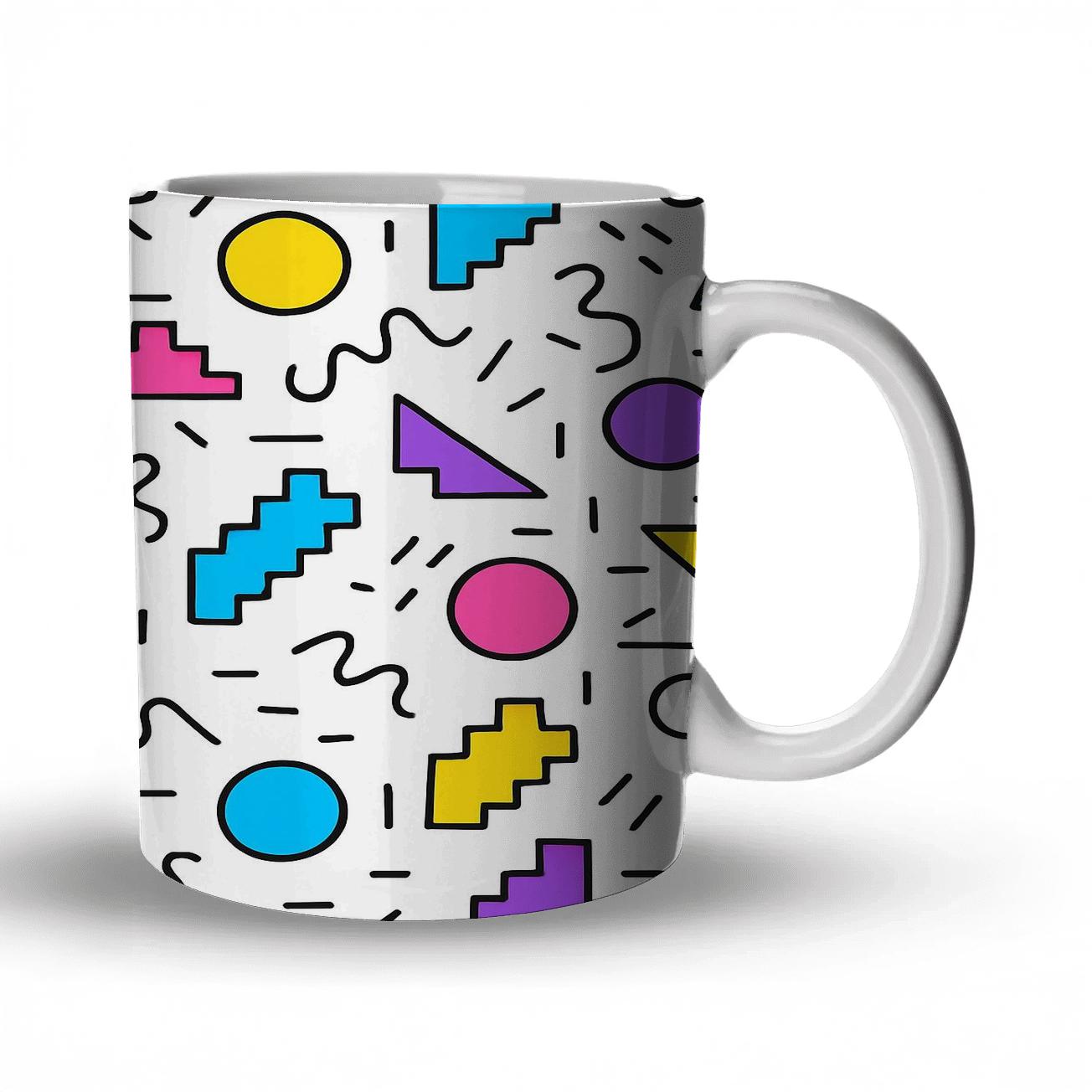 Memphis Ultraviolet Metroline premium drinkware mugs