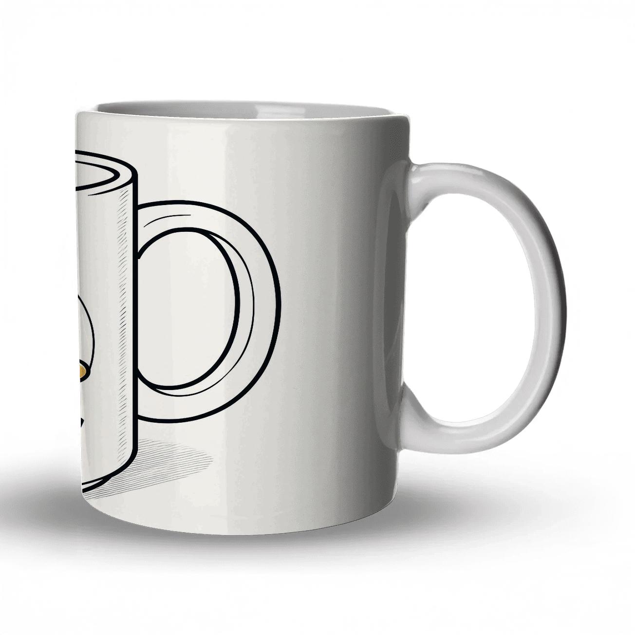 Aries Gold Foil Ram With Bauhaus Zodiac Geometry travel mugs with handles