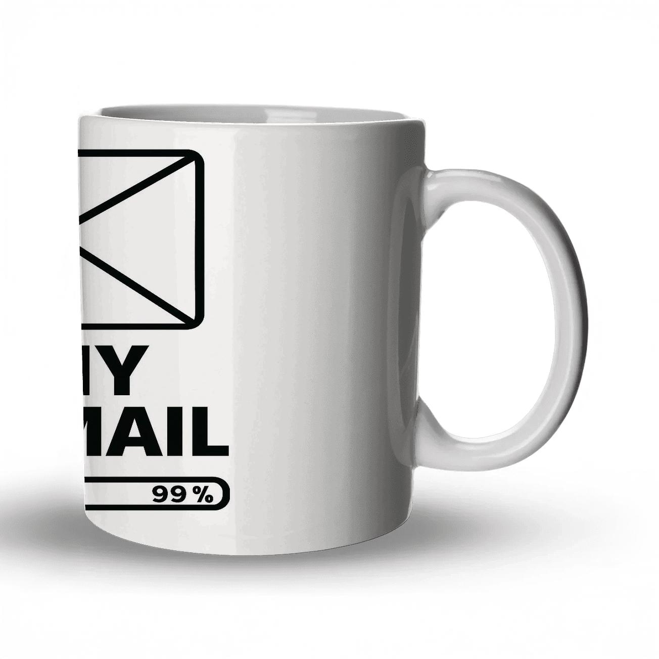 Per My Last Email Minimalist Stamp Rage personalized mugs