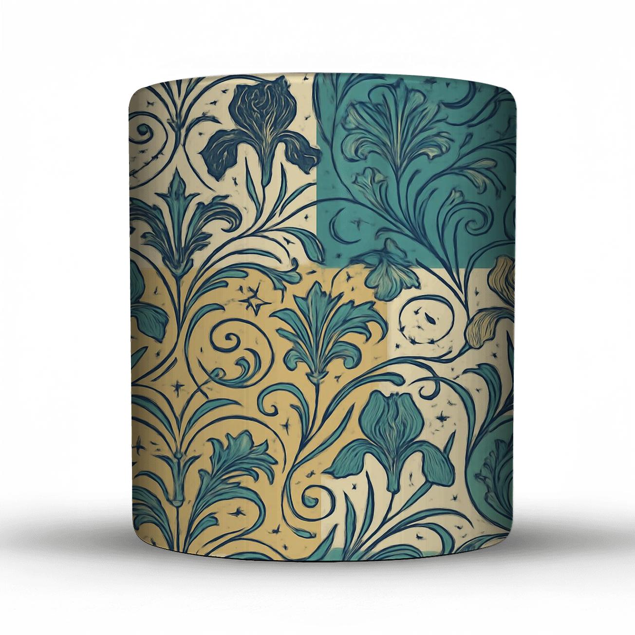 Art Nouveau Celestial Filigree Pattern novelty coffee mugs