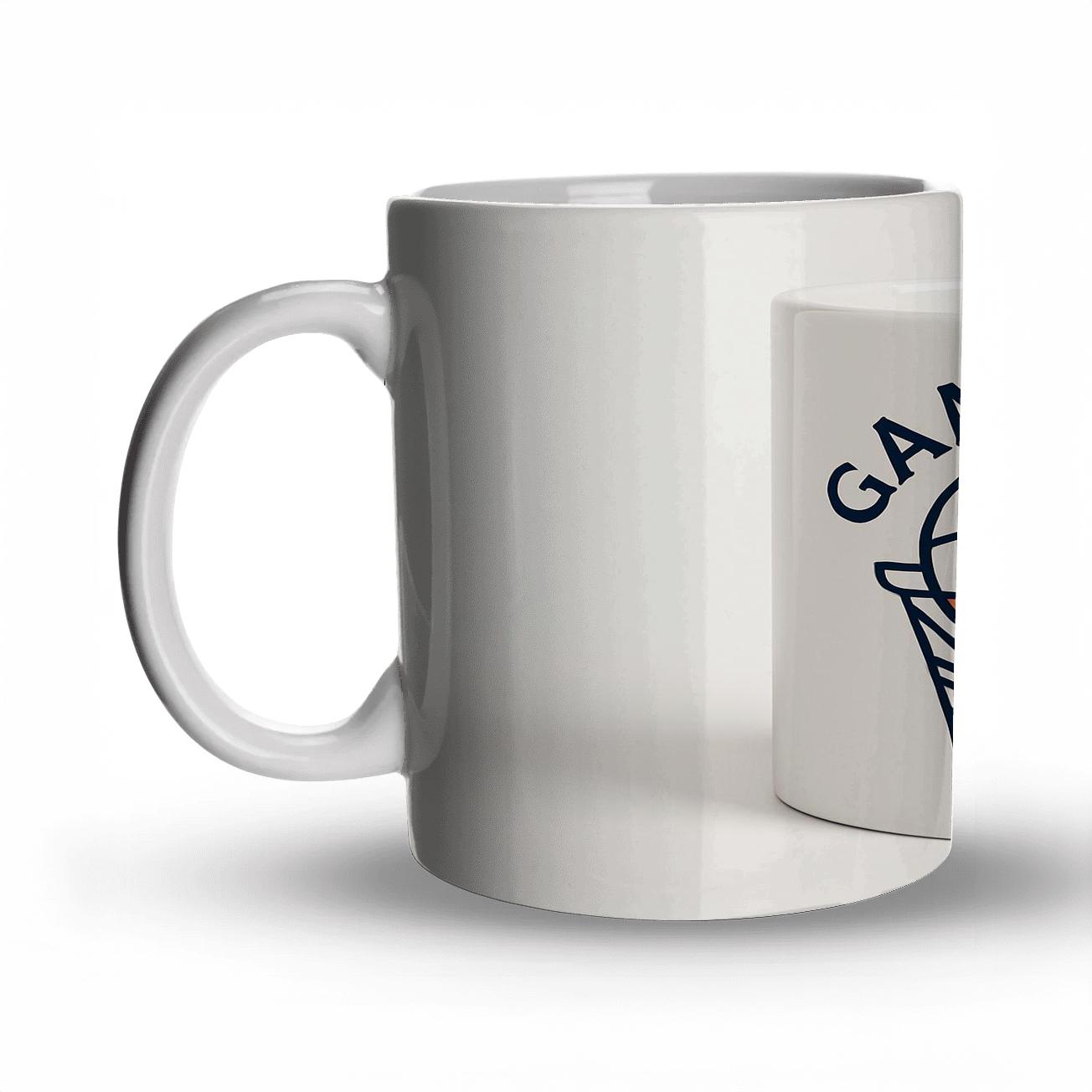 Art Deco Basketball Game Day Netline Mug personalized mugs