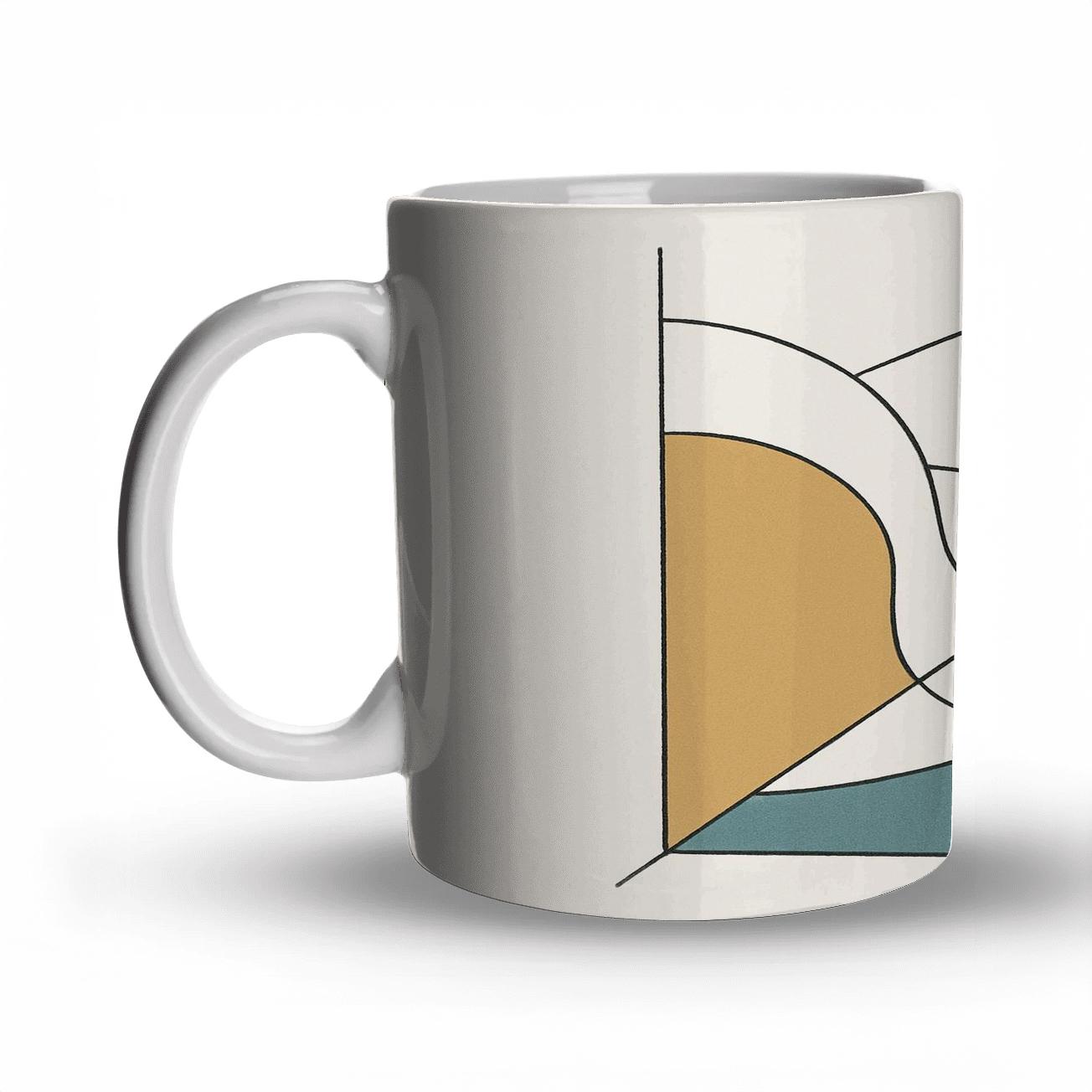 Tectonic Geometry Drift premium drinkware mugs