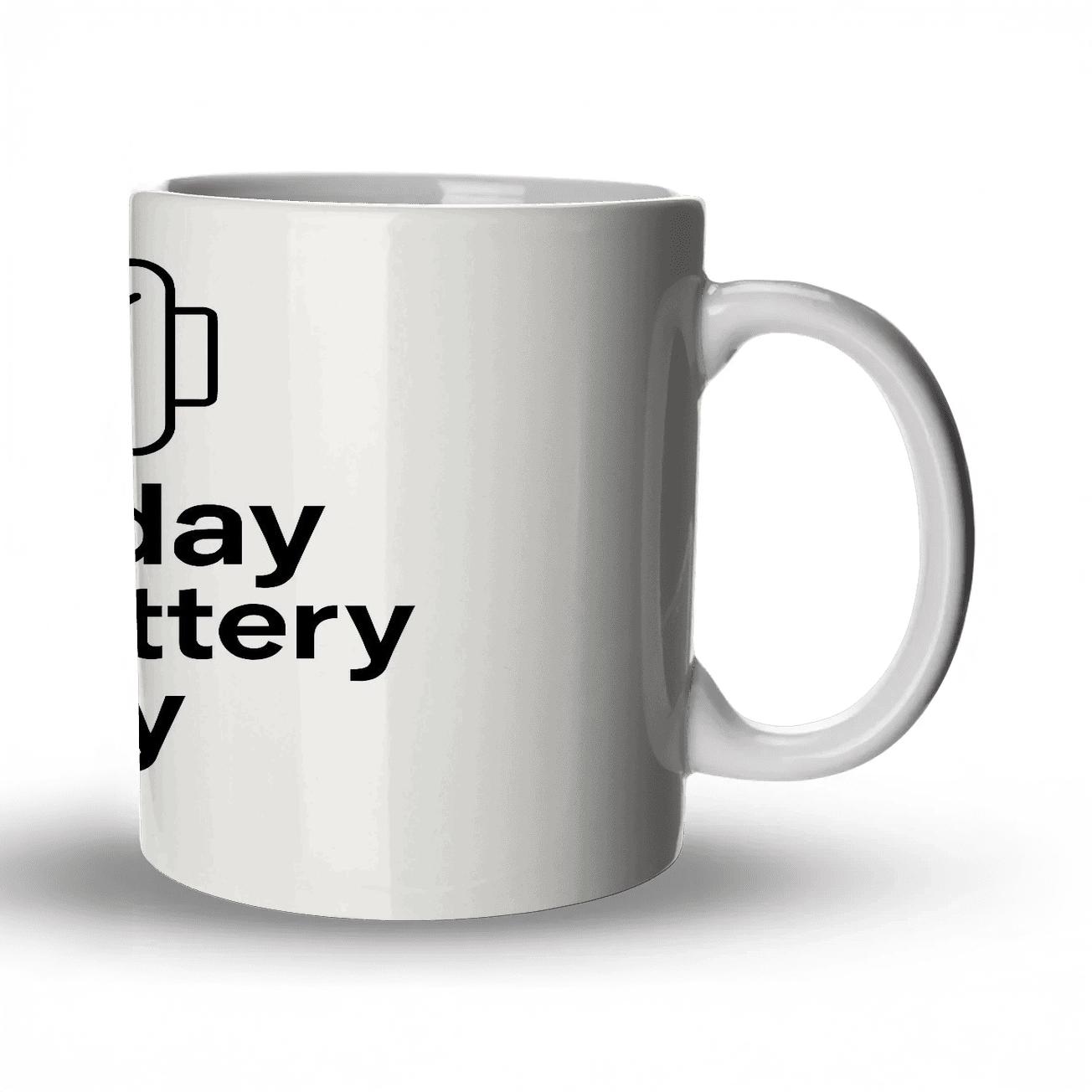 Social Battery Empty Ghost Mode personalized mugs