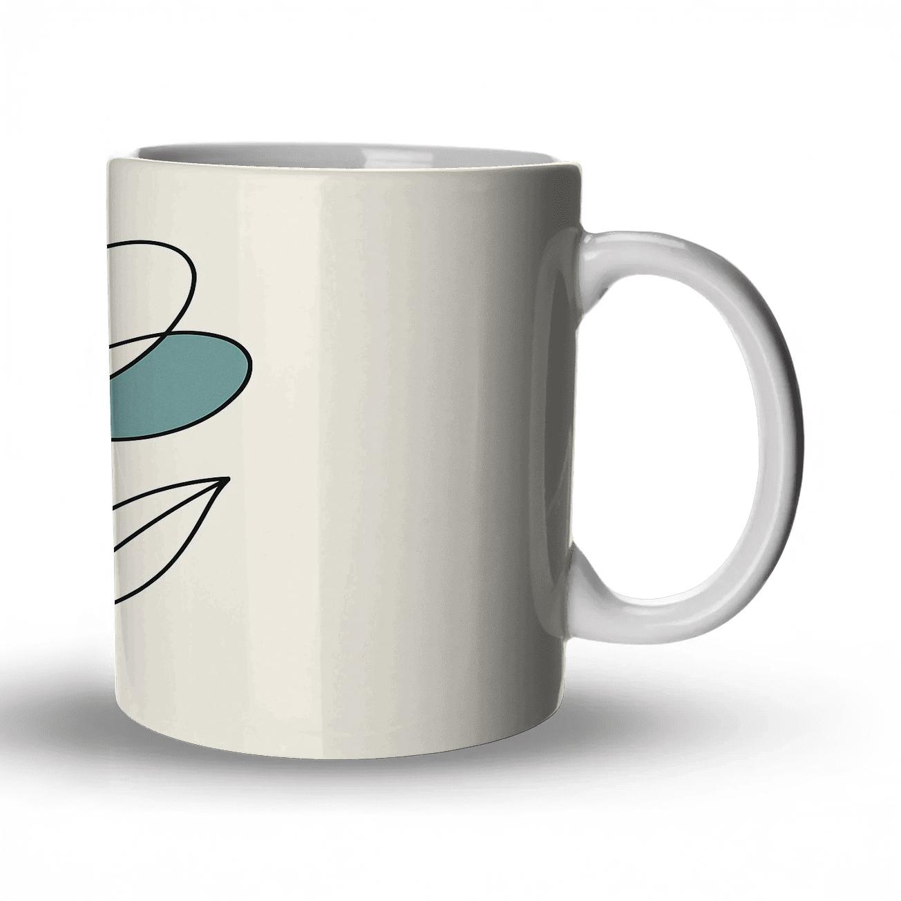 Orbit Bloom Contours premium drinkware mugs