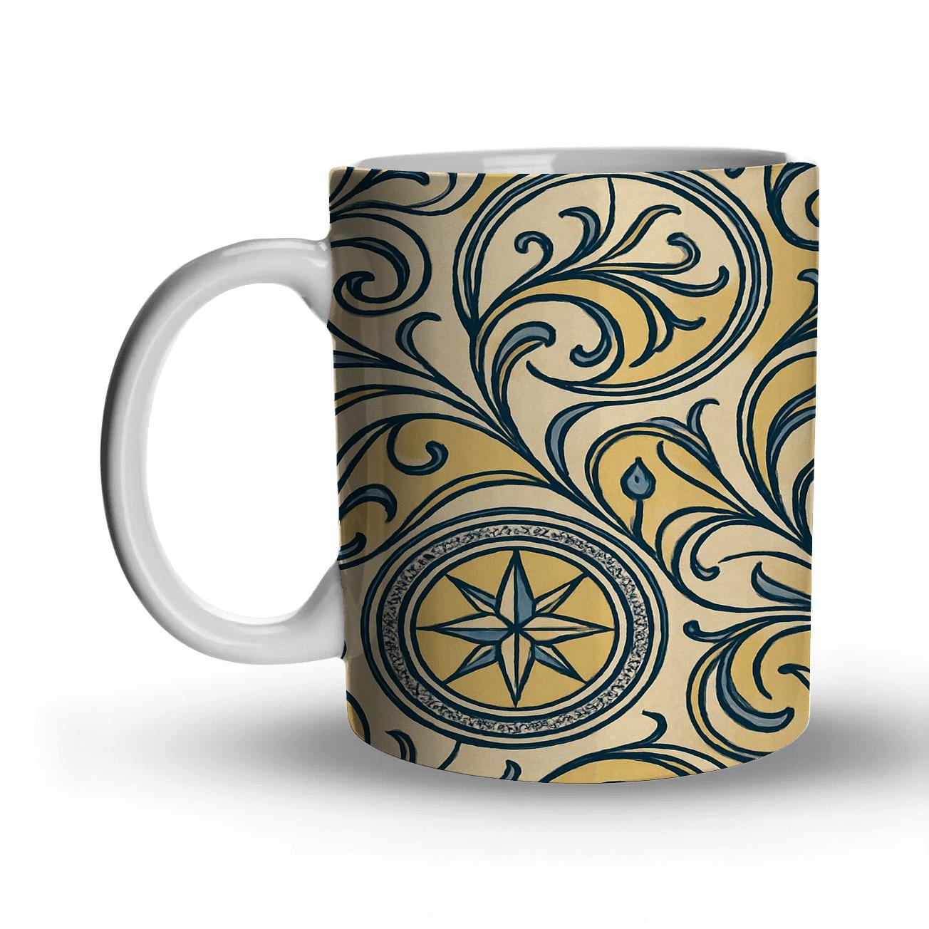 Vienna Secession Star Chart Ornament decorative mug sets