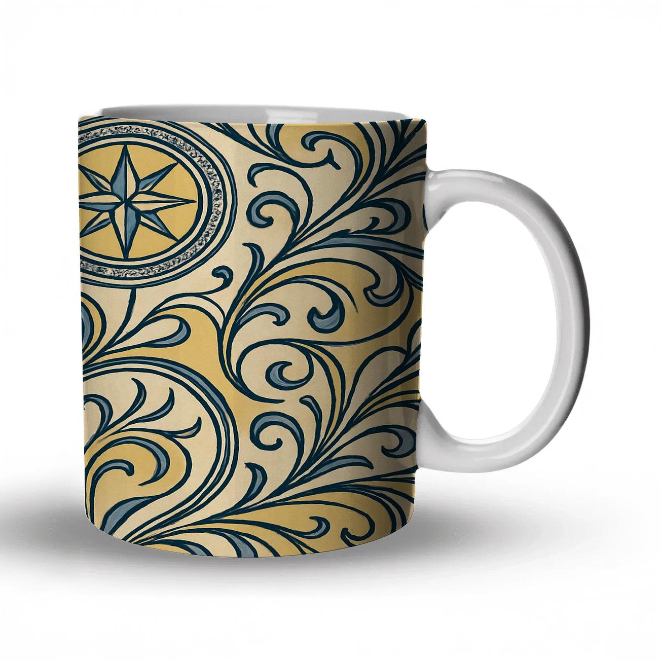 Vienna Secession Star Chart Ornament decorative mug sets