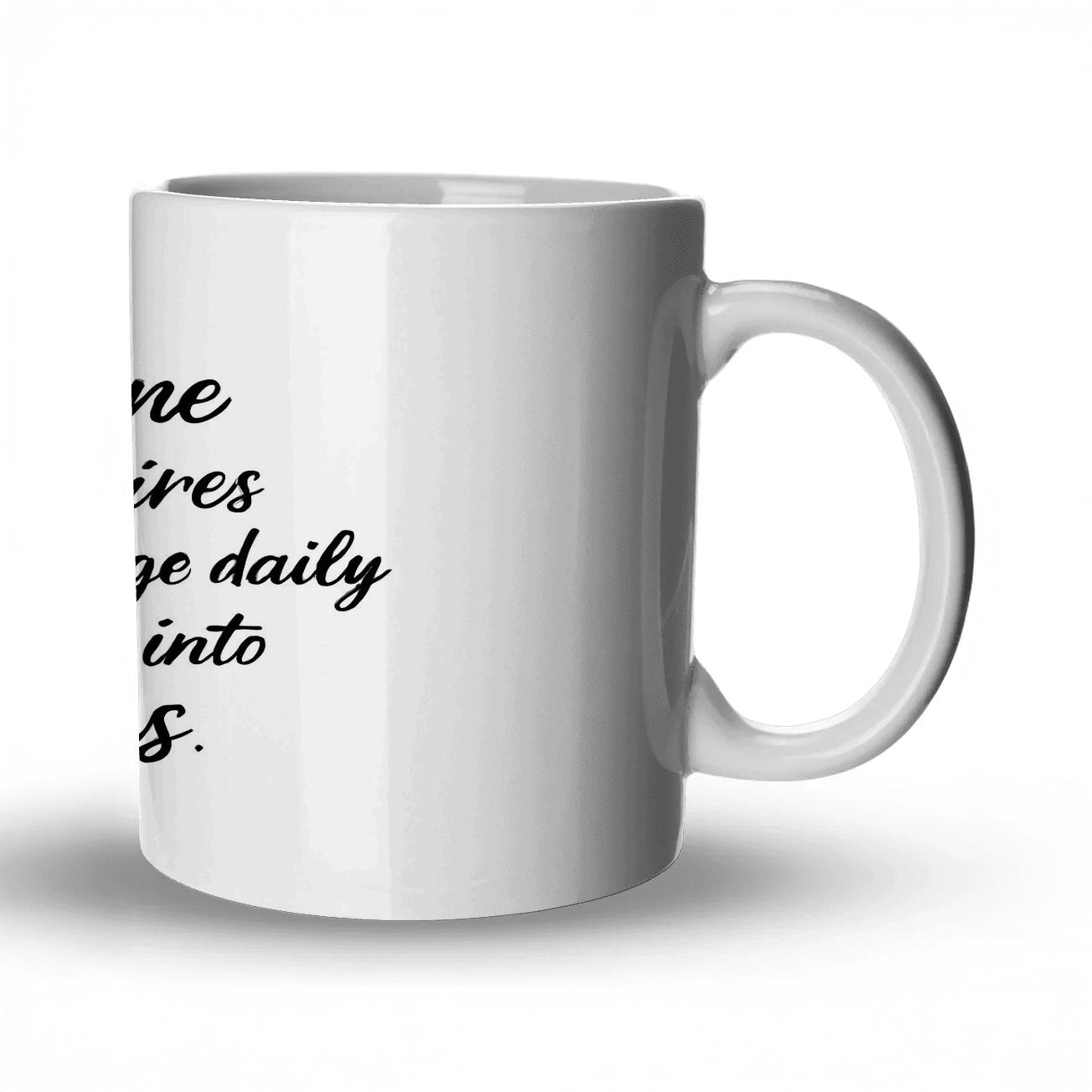 Discipline Builds Empires novelty coffee mugs