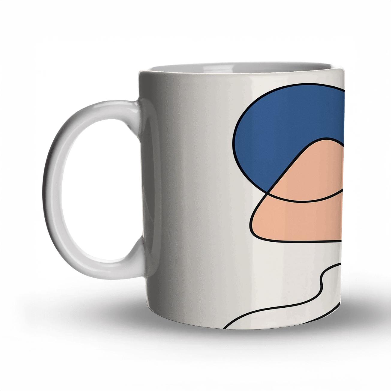 Tidal Geometry Oasis personalized mugs