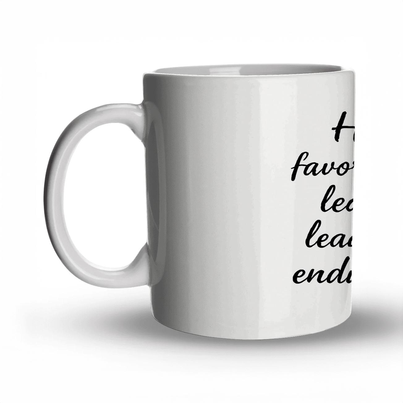 History Favors The Bold novelty coffee mugs