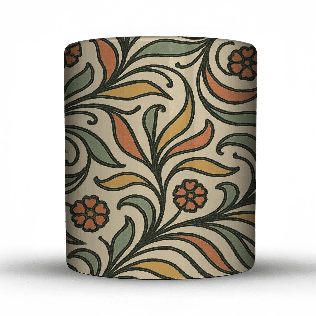 Arts And Crafts Comet Vine Filigree gift mugs for occasions