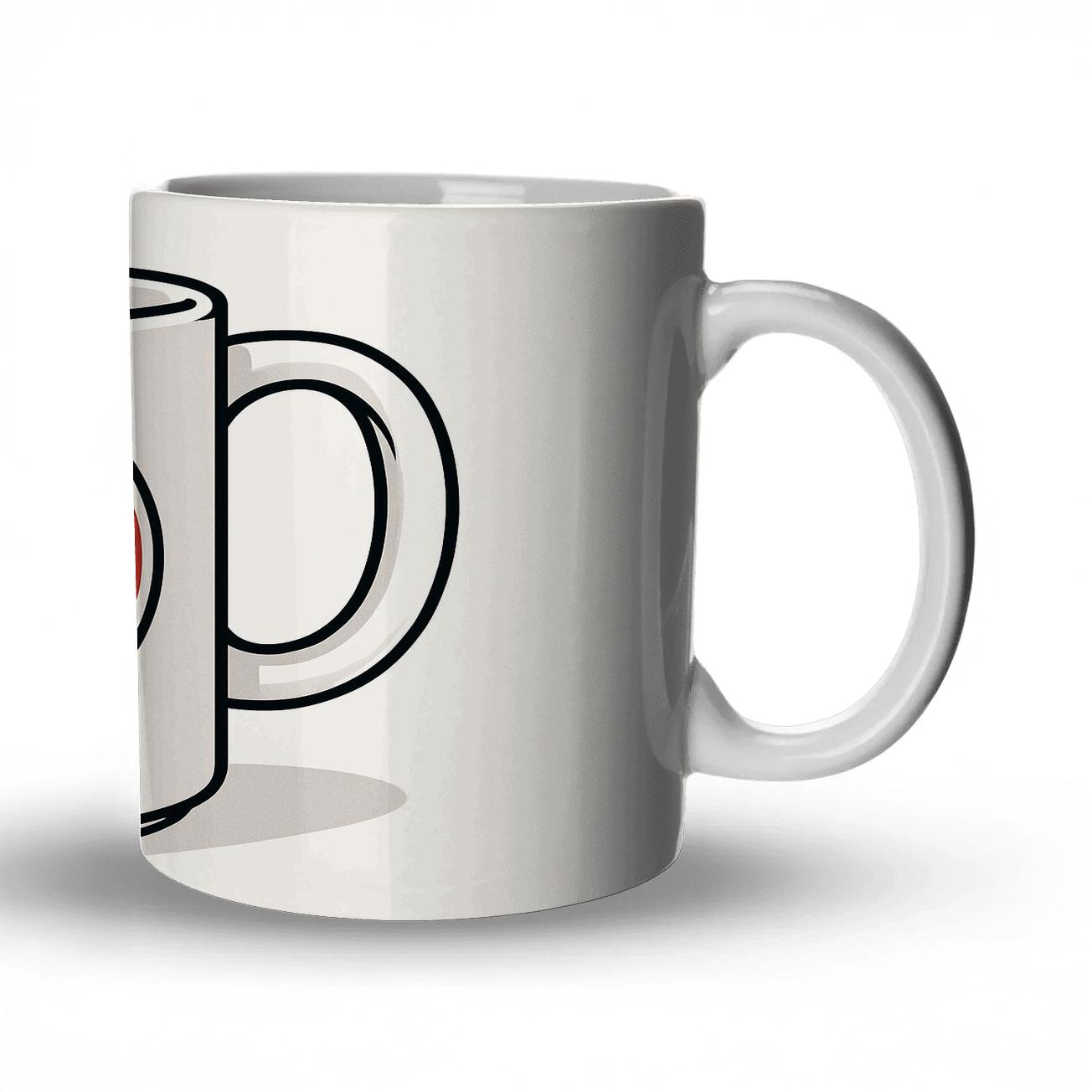 Pulsar Owl Ornamental Minimal premium drinkware mugs