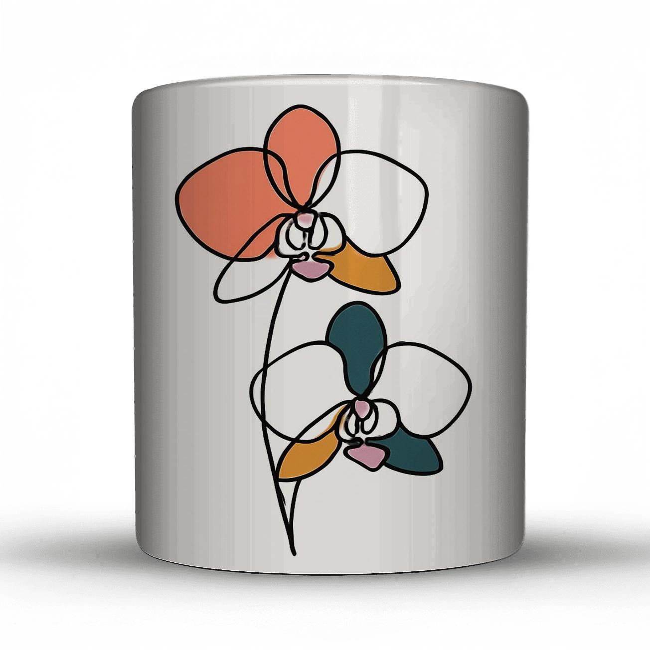 Chromatic Orchid Contour insulated thermal mugs