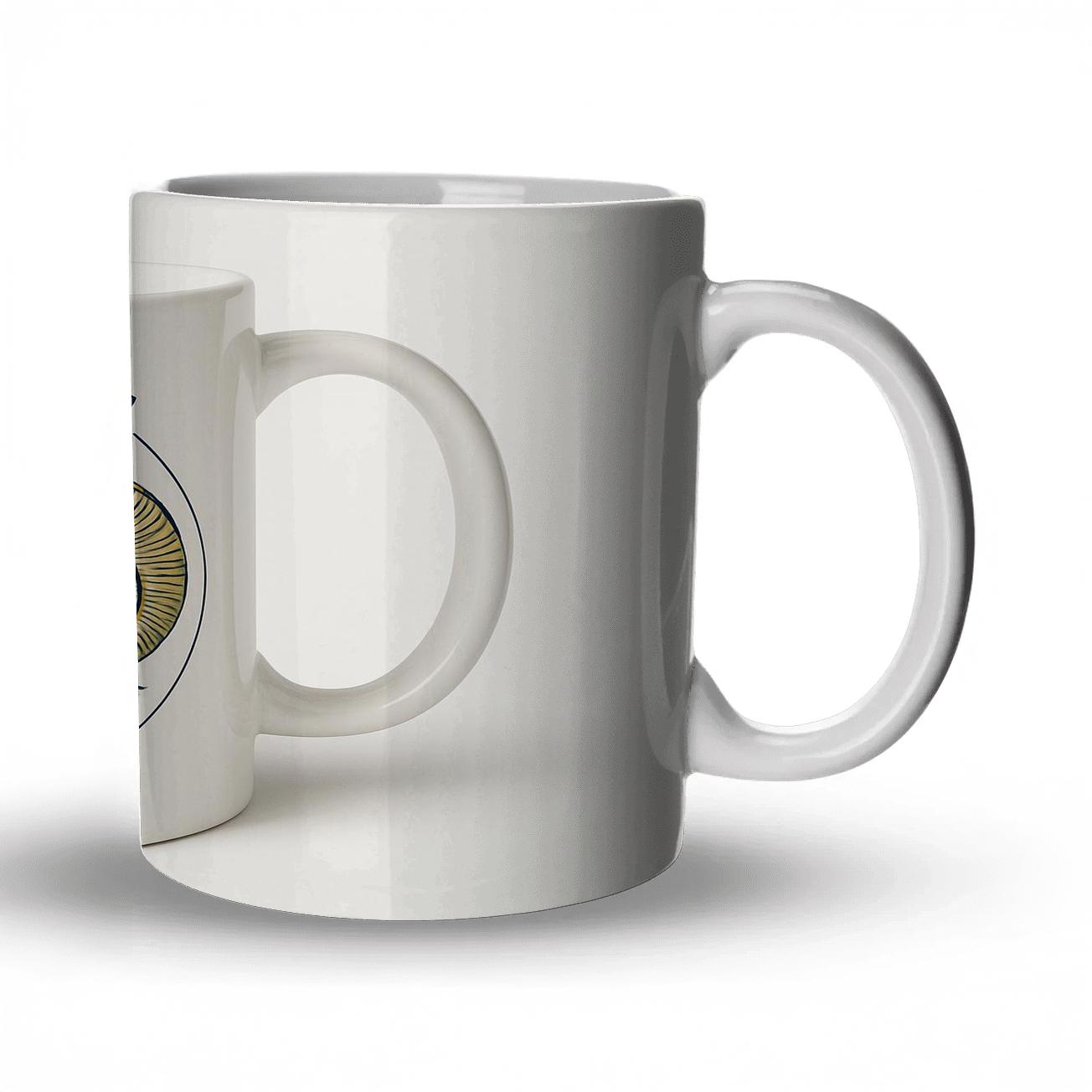 Aries Ram Celestial Etching Mug Design gift mugs for occasions