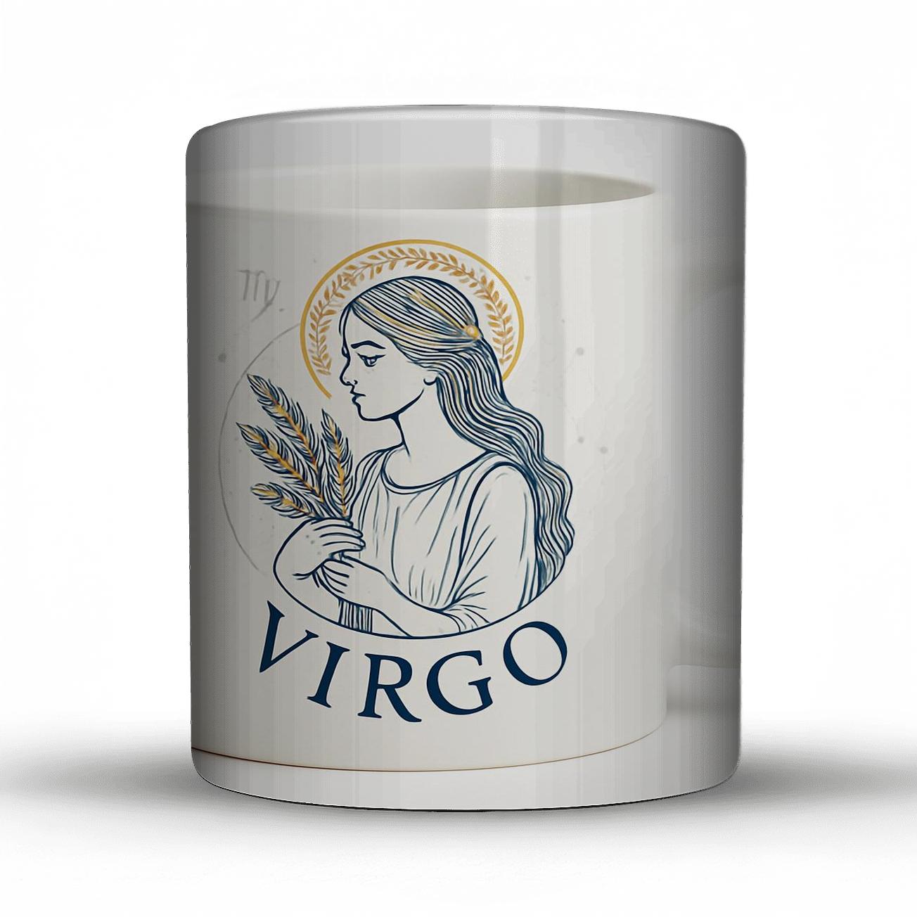 Virgo Maiden Astral Manuscript Mug Design personalized mugs