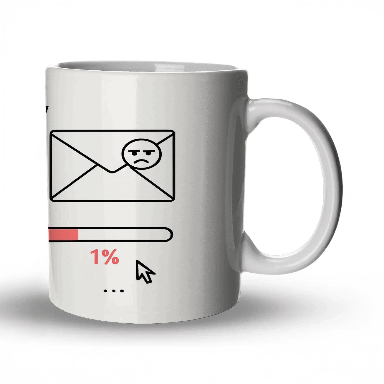 Per My Last Email travel mugs with handles