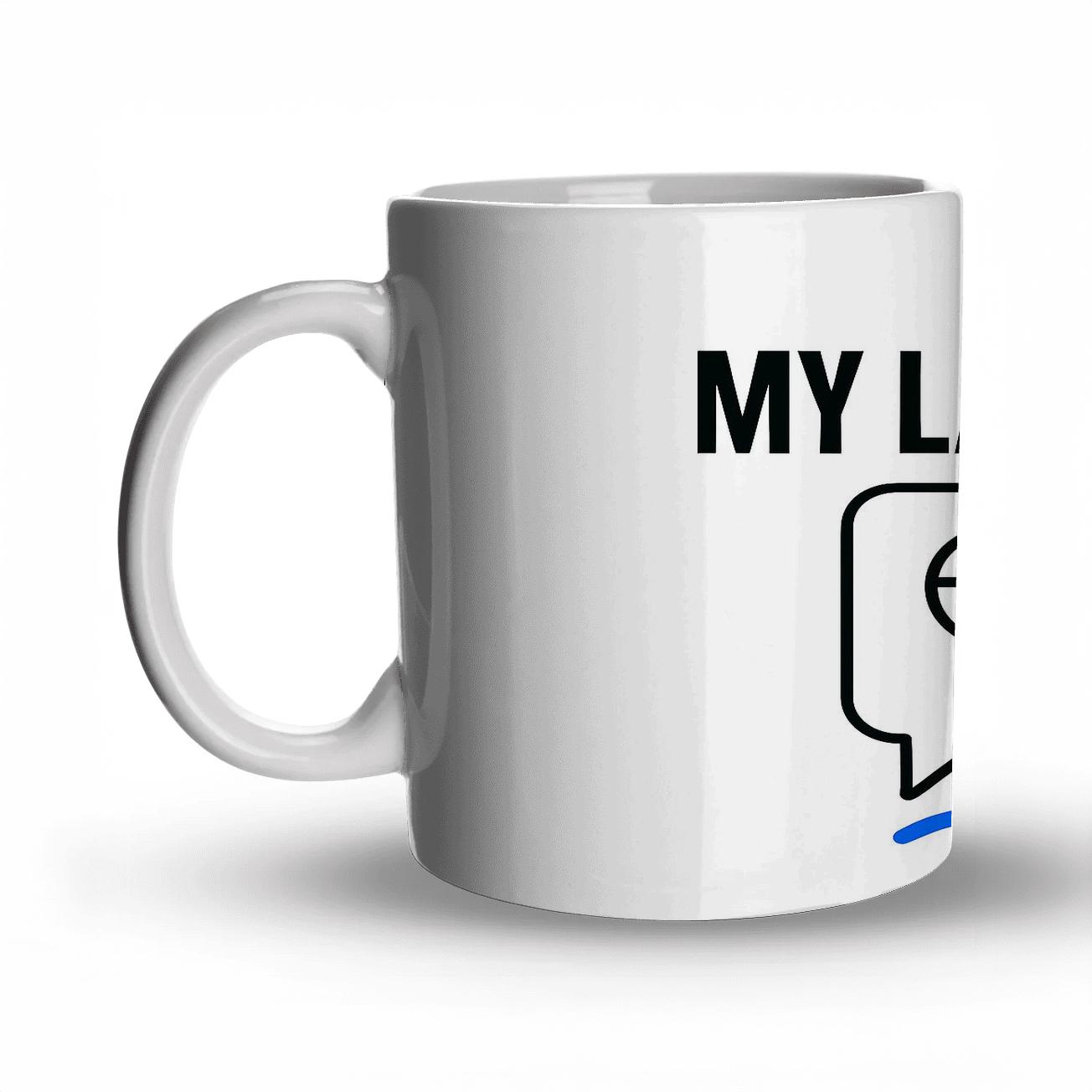 Per My Last Email Minimal Eyeroll ceramic coffee mugs