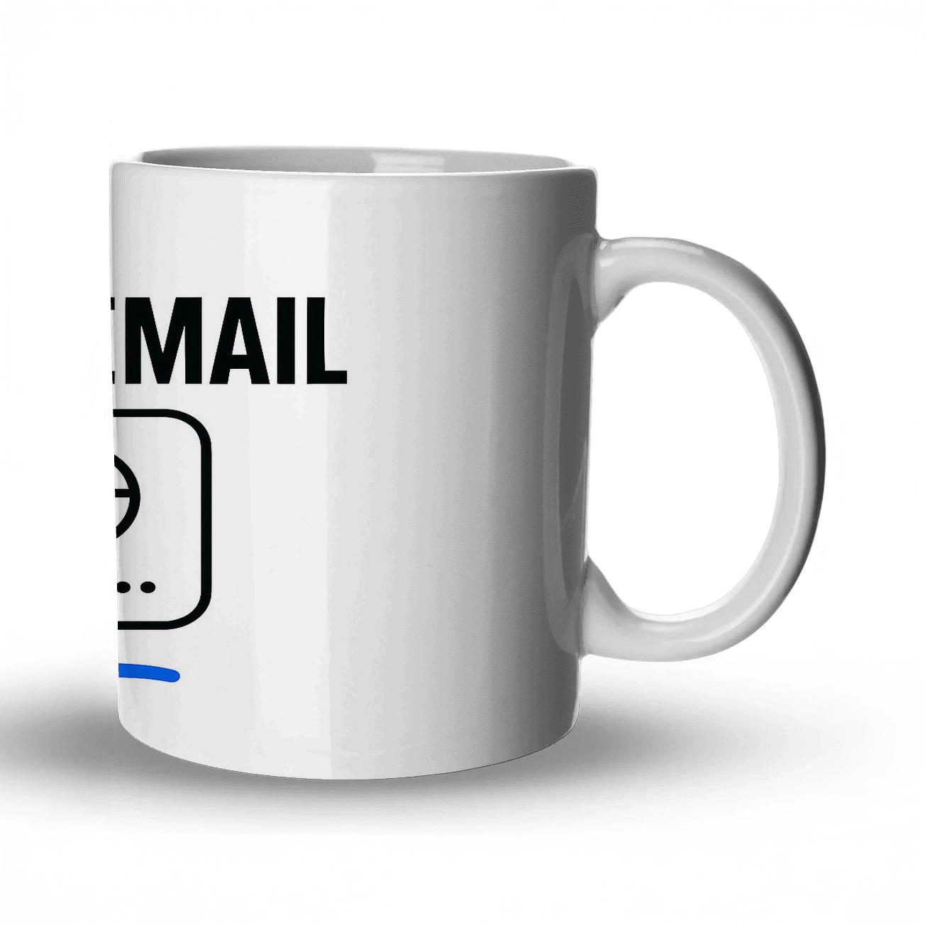 Per My Last Email Minimal Eyeroll ceramic coffee mugs