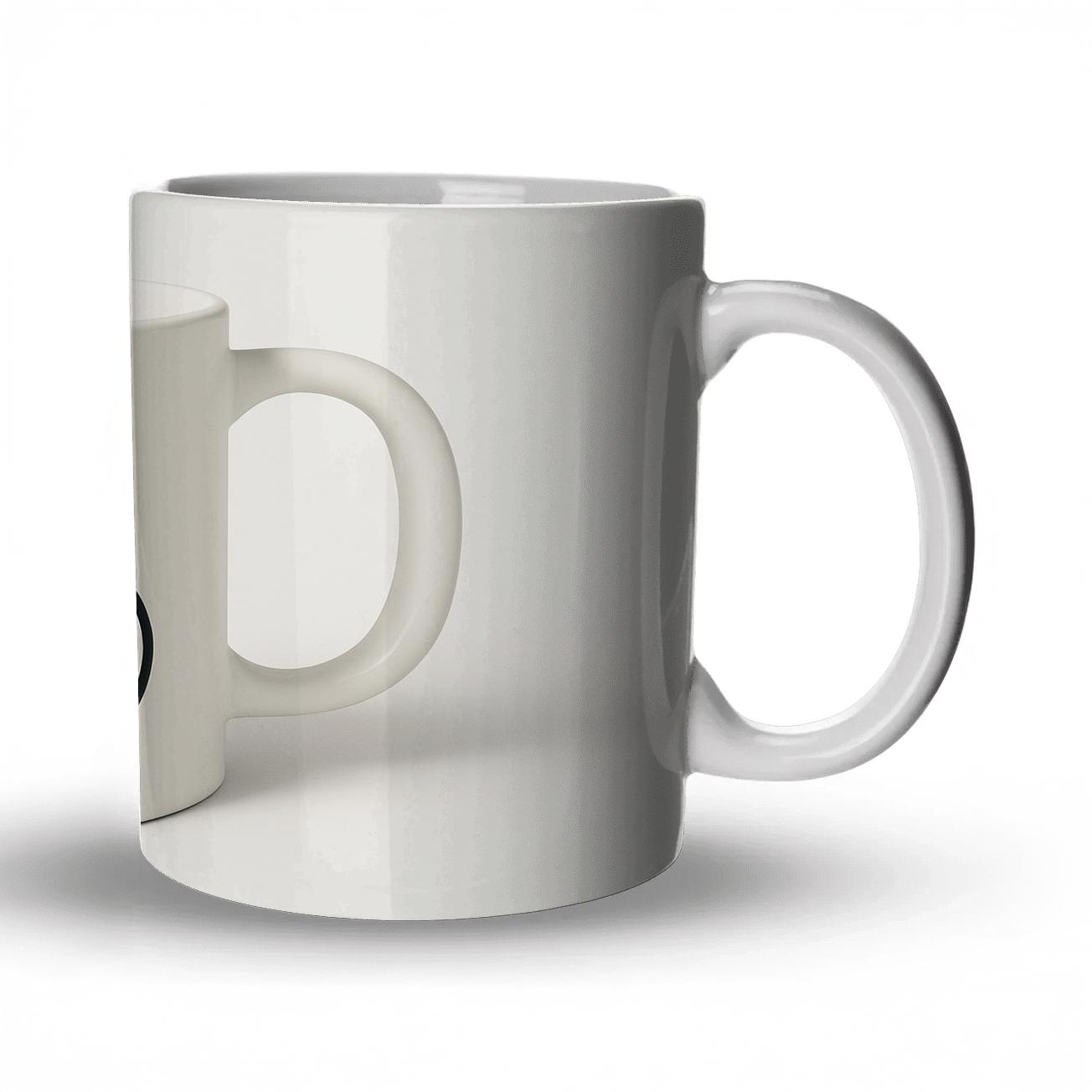 Bauhaus Fox Geometric Line Wrap novelty coffee mugs