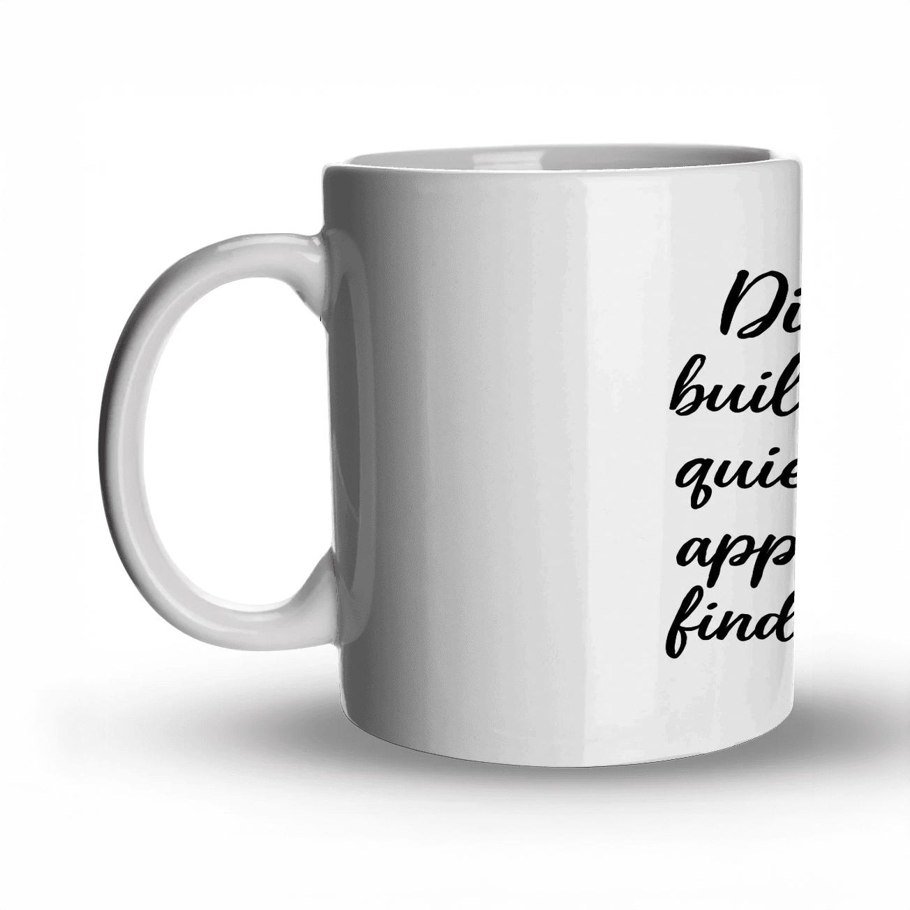 Rise Through Discipline ceramic coffee mugs