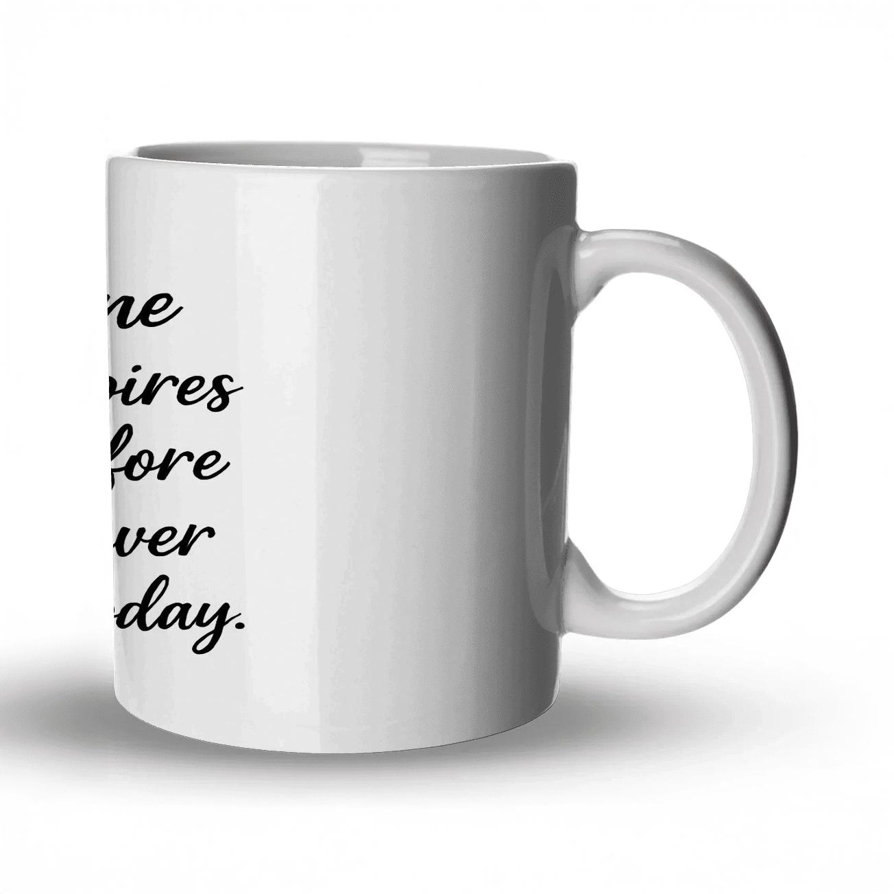 Rise Through Discipline ceramic coffee mugs
