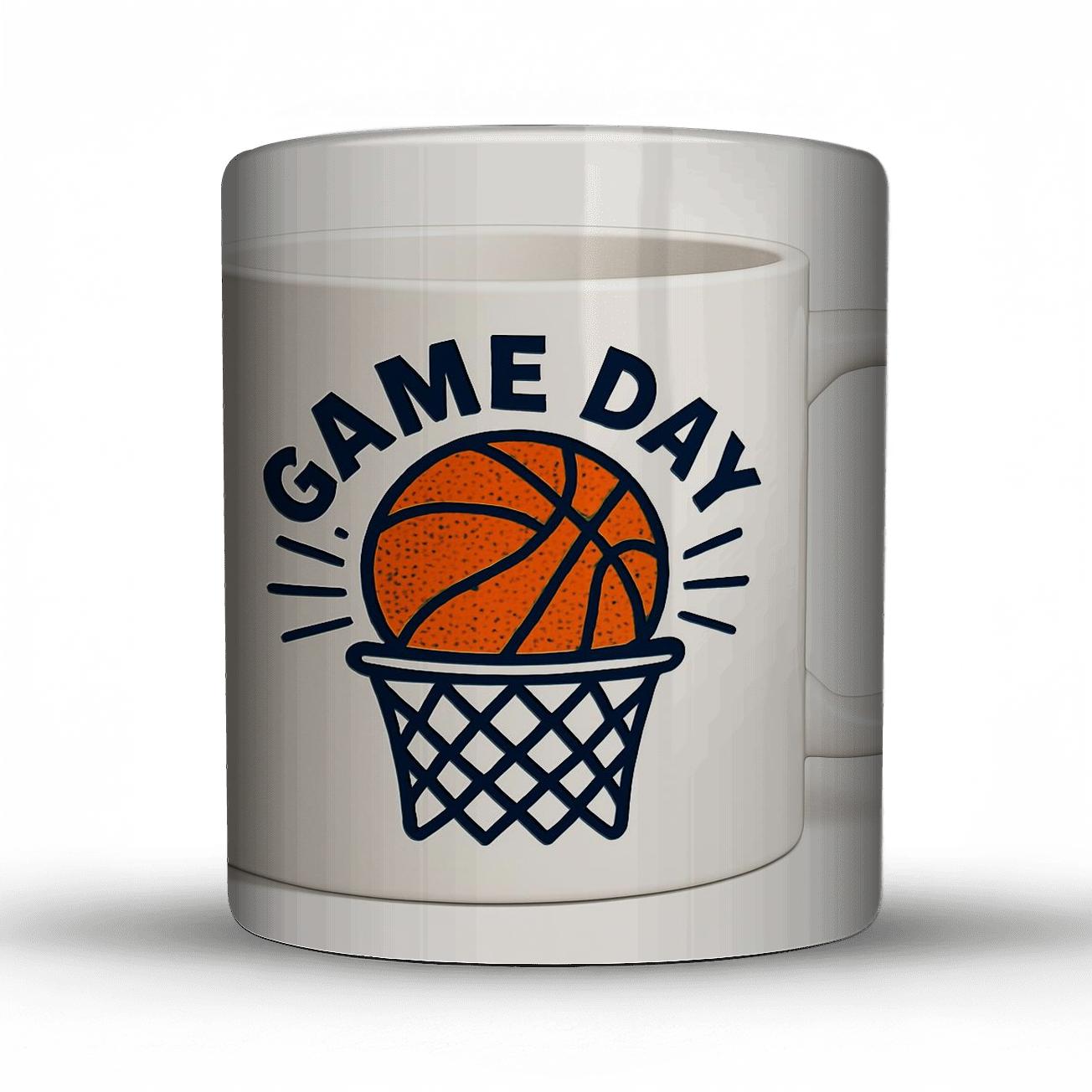 Slam Dunk Net Geometry Game Day Mug travel mugs with handles
