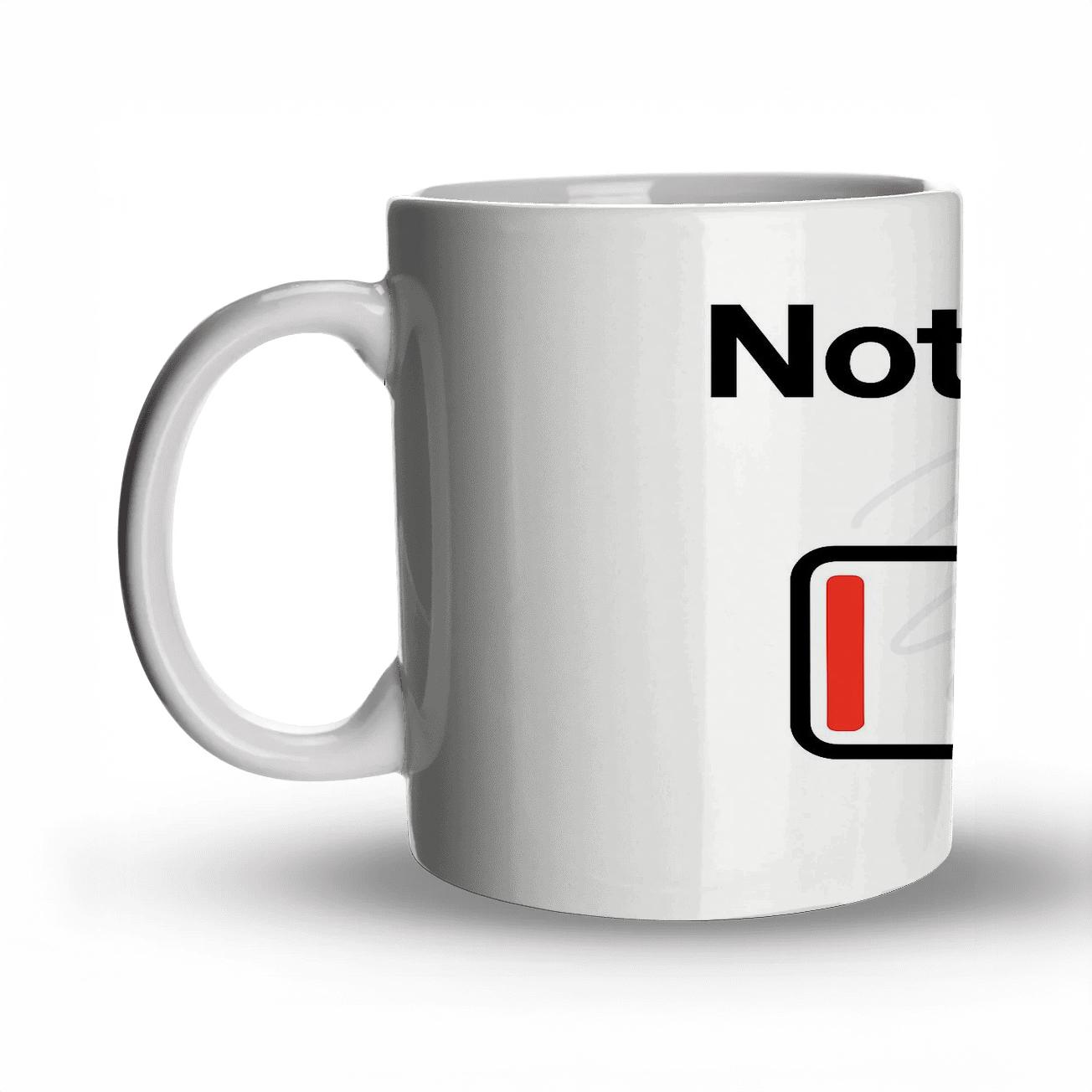 Social Battery Empty Not Today travel mugs with handles