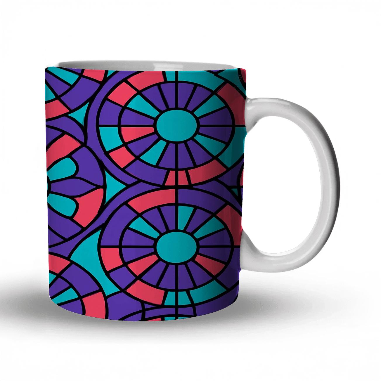 Orphic Solar Flare Rosette Circuit premium drinkware mugs