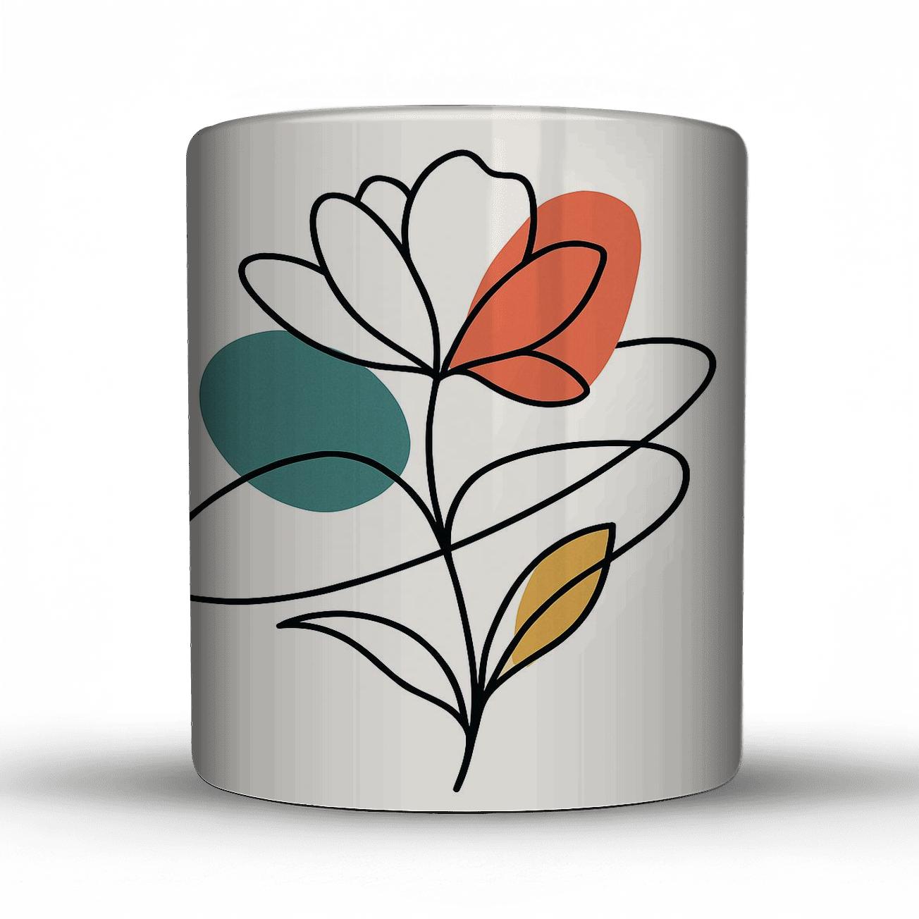 Orbit Bloom Line Study premium drinkware mugs