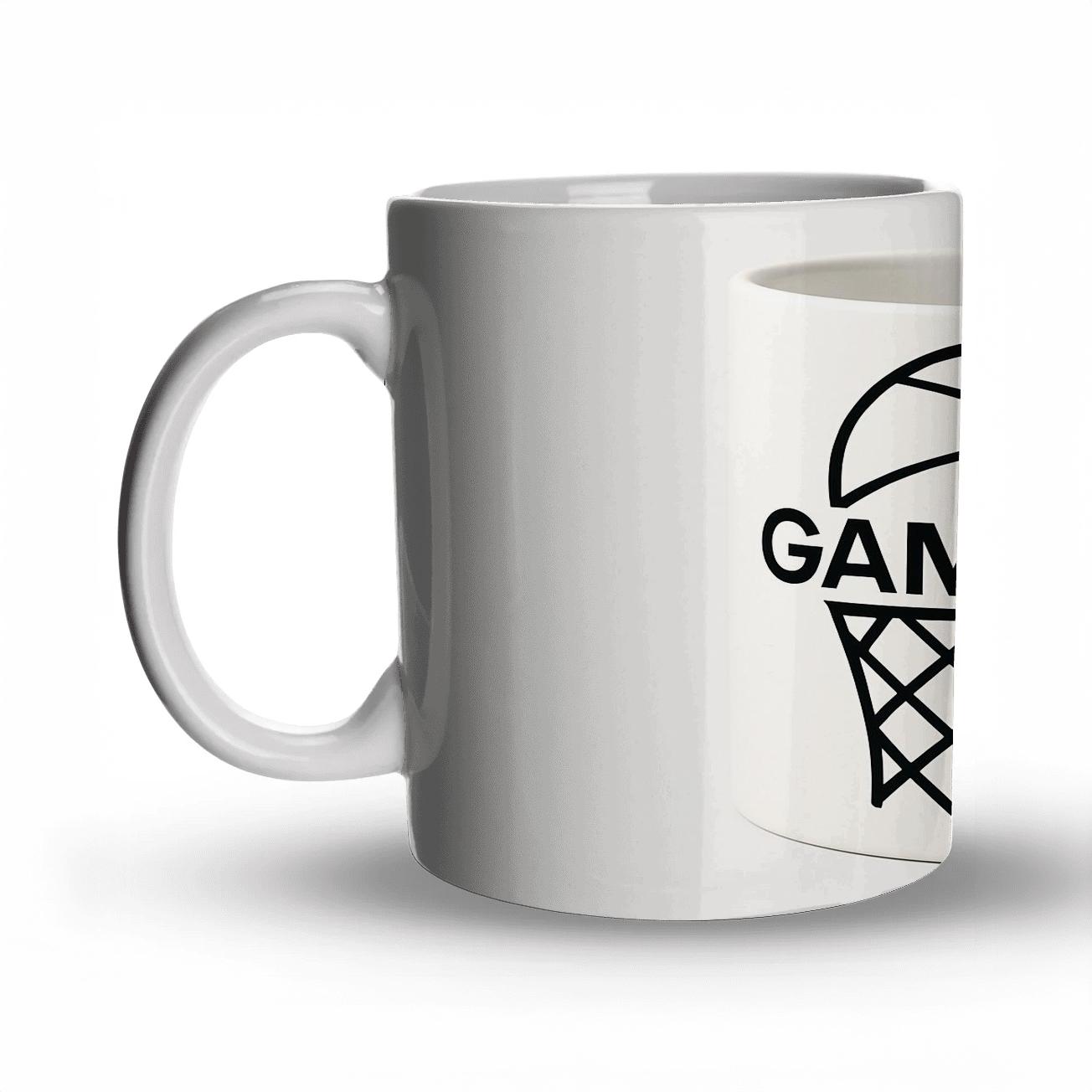 Basketball Net Geometry Game Day Mug novelty coffee mugs