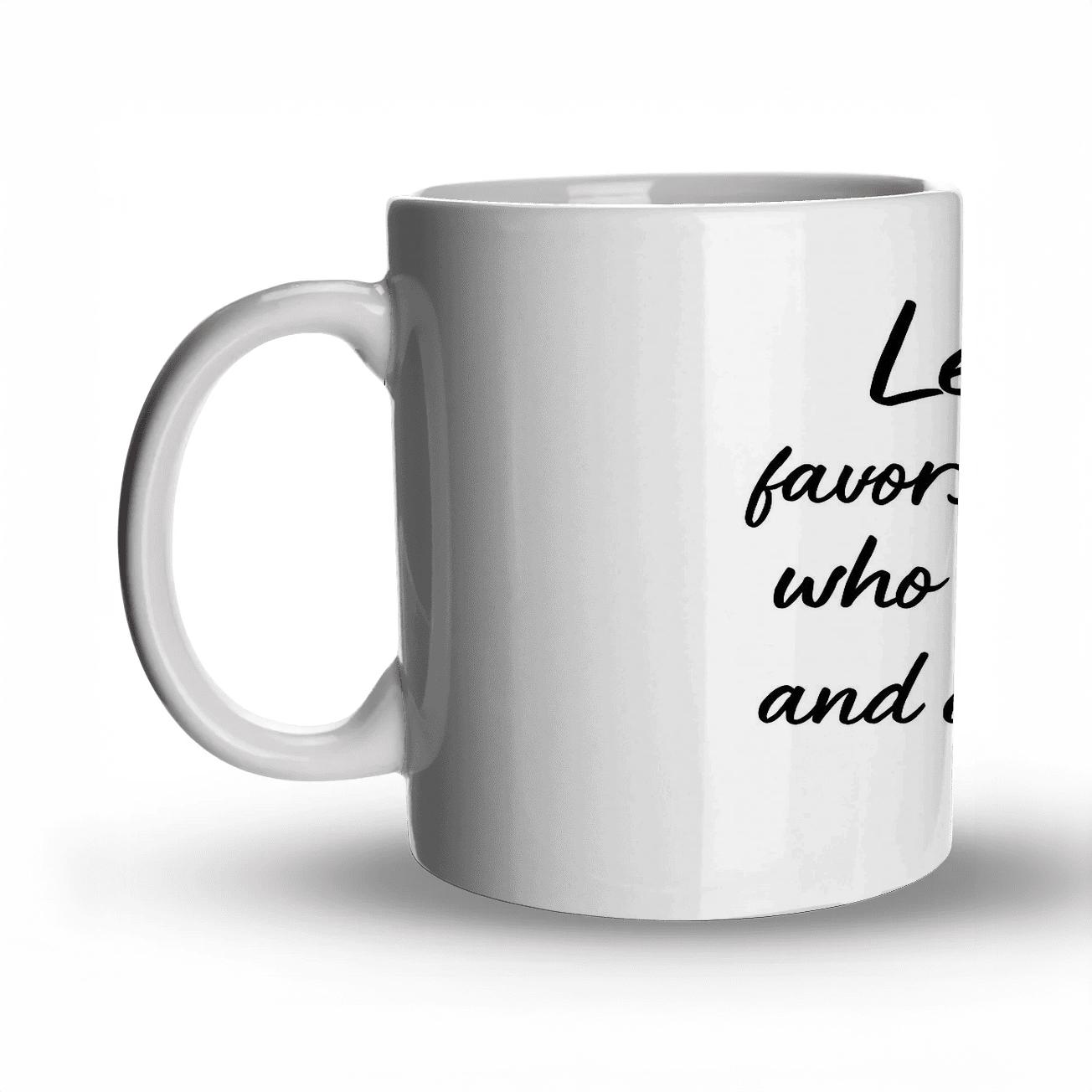 Legacy Favors The Relentless novelty coffee mugs