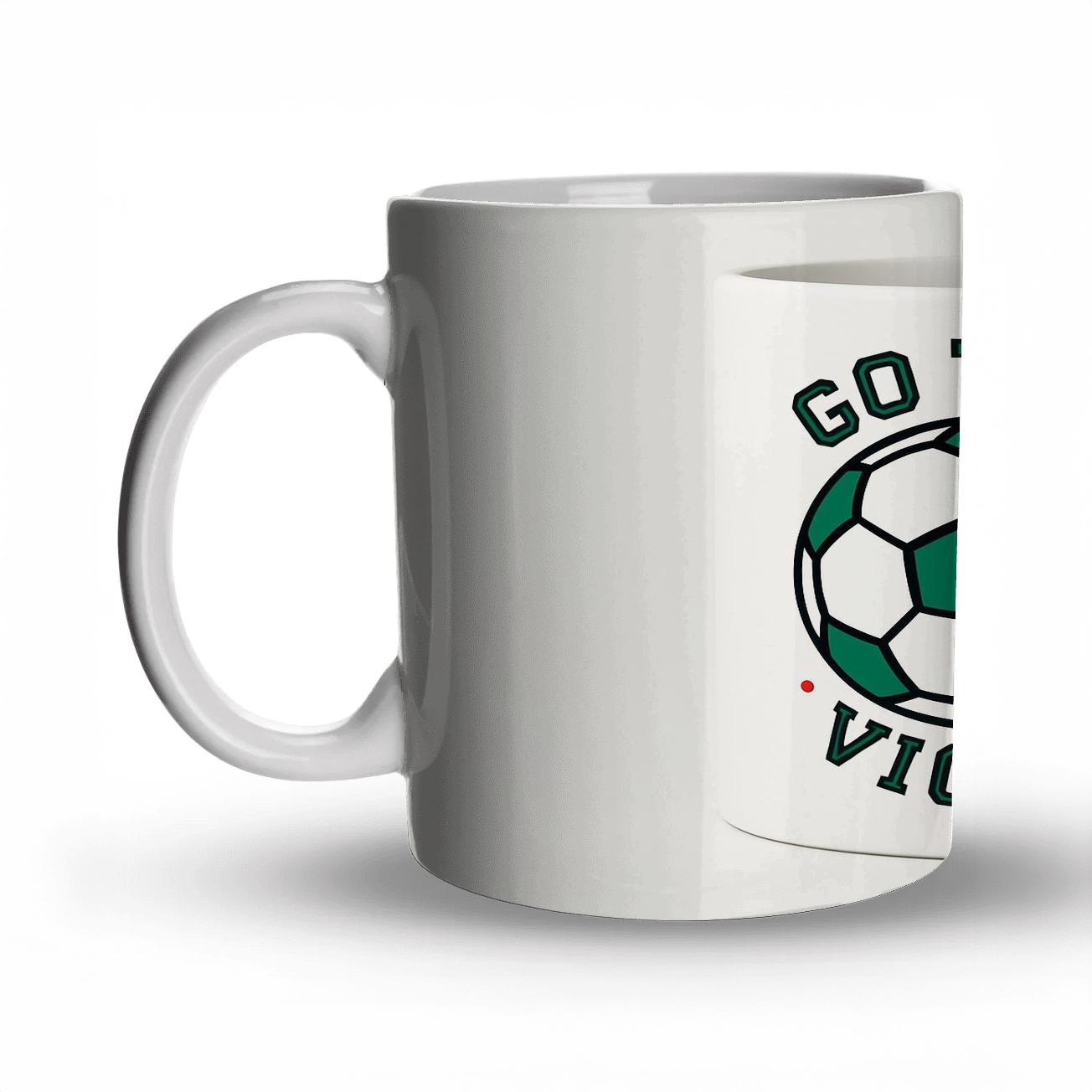 Soccer Pentagons Go Team Victory Mug gift mugs for occasions