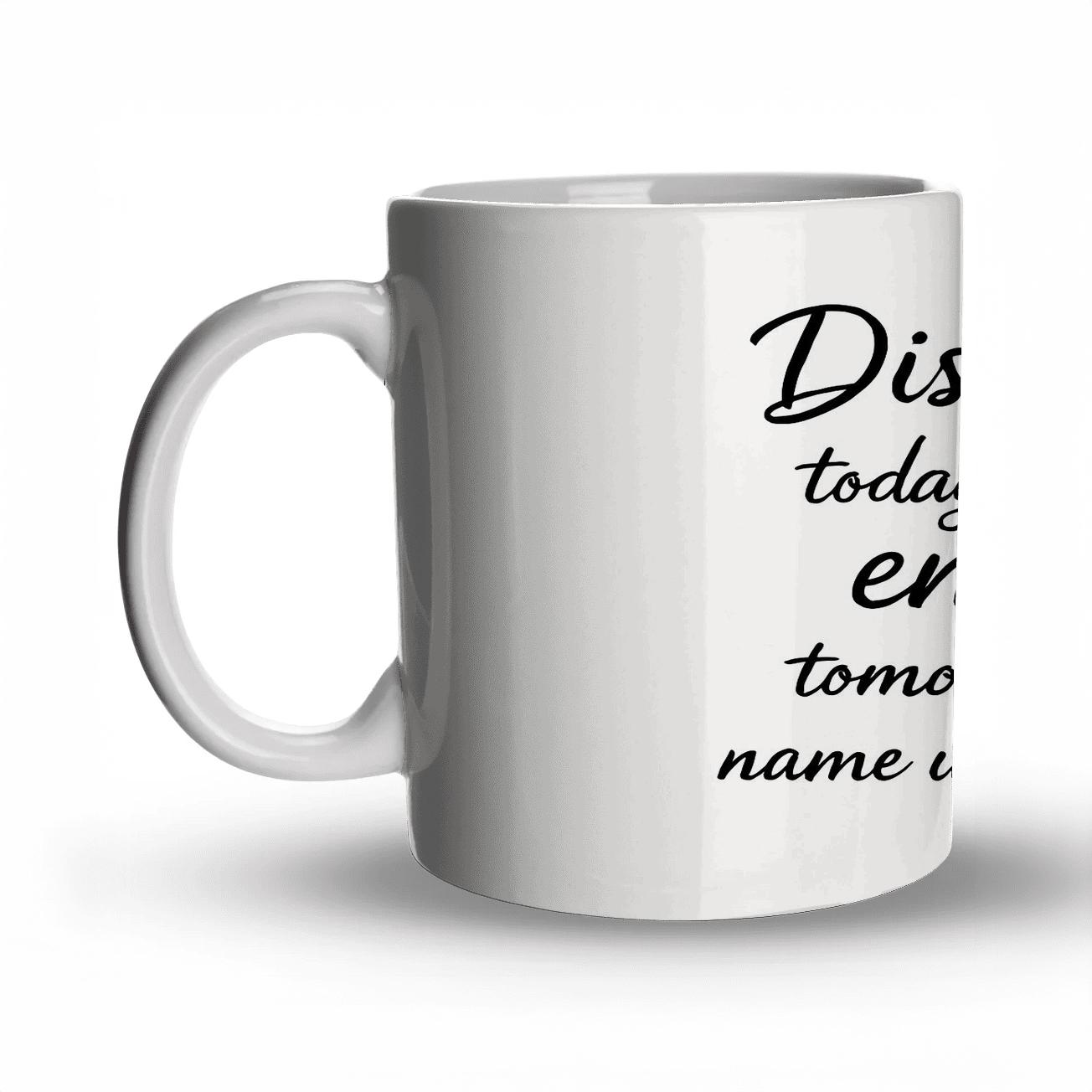 Discipline Builds Empires personalized mugs