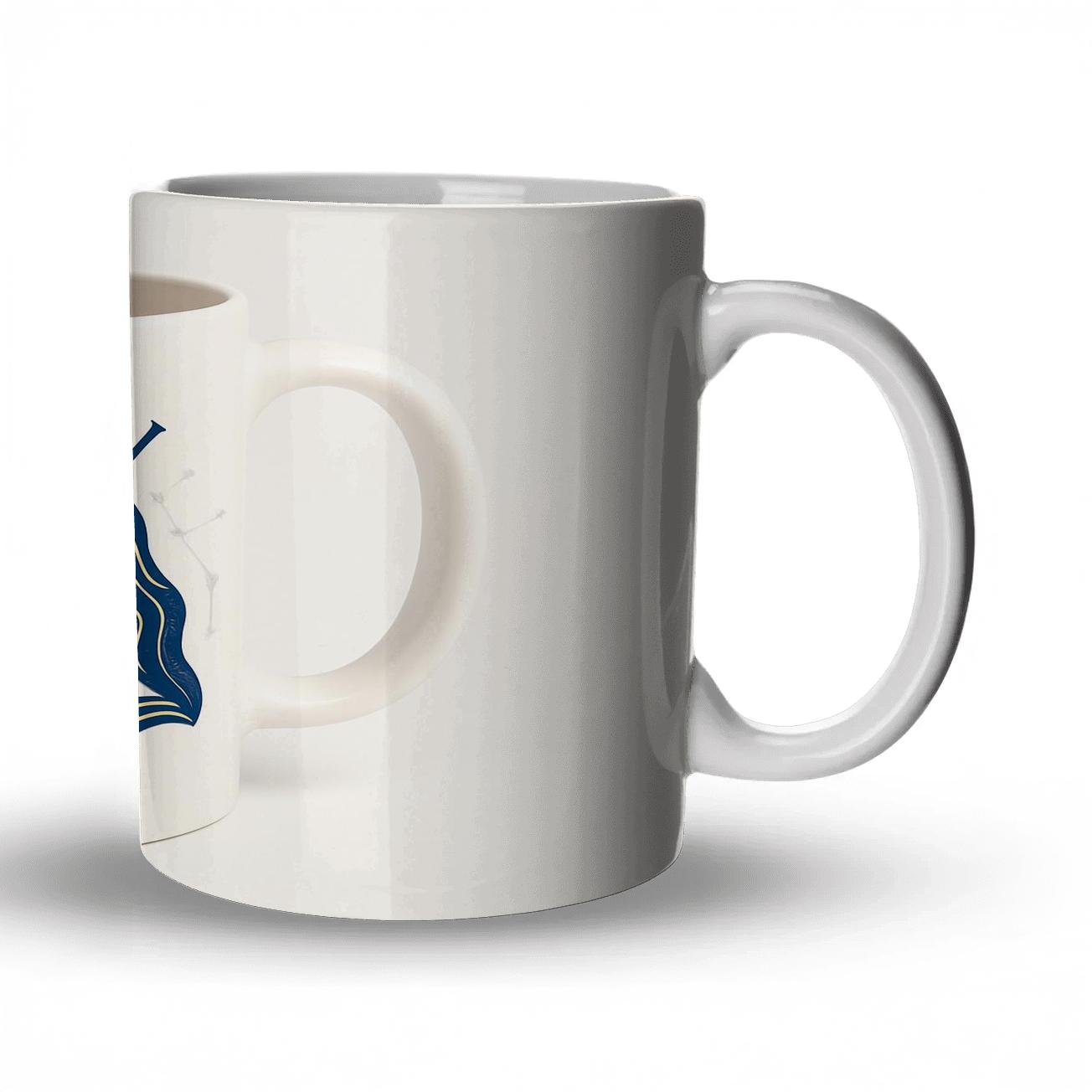 Gemini Twins Constellation Calligraphy Mug Design novelty coffee mugs