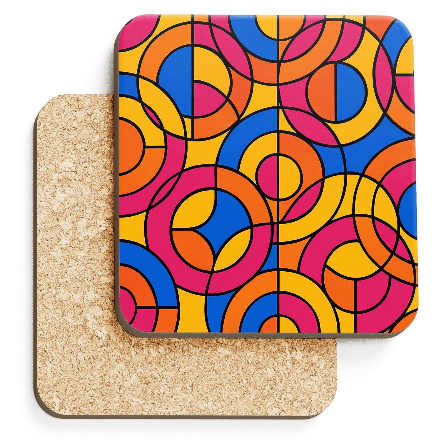 Orphic Synchroline Constellations elegant tabletop coasters