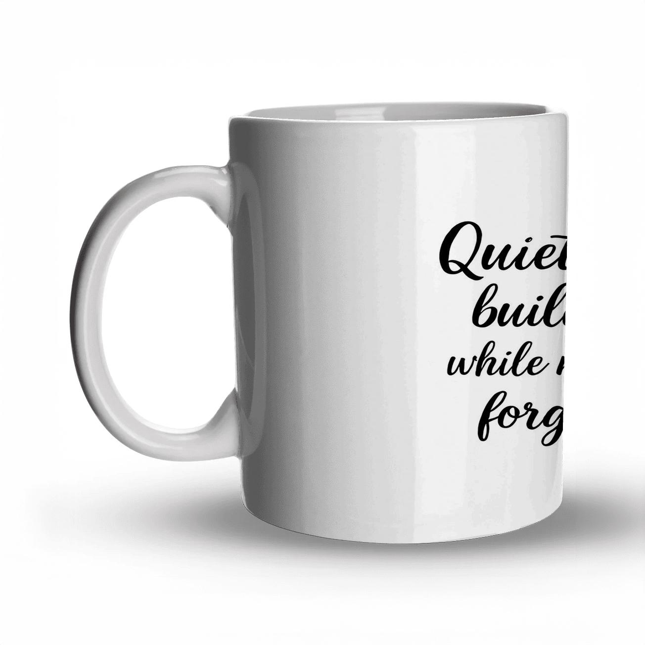 Quiet Discipline Loud Results custom printed mugs