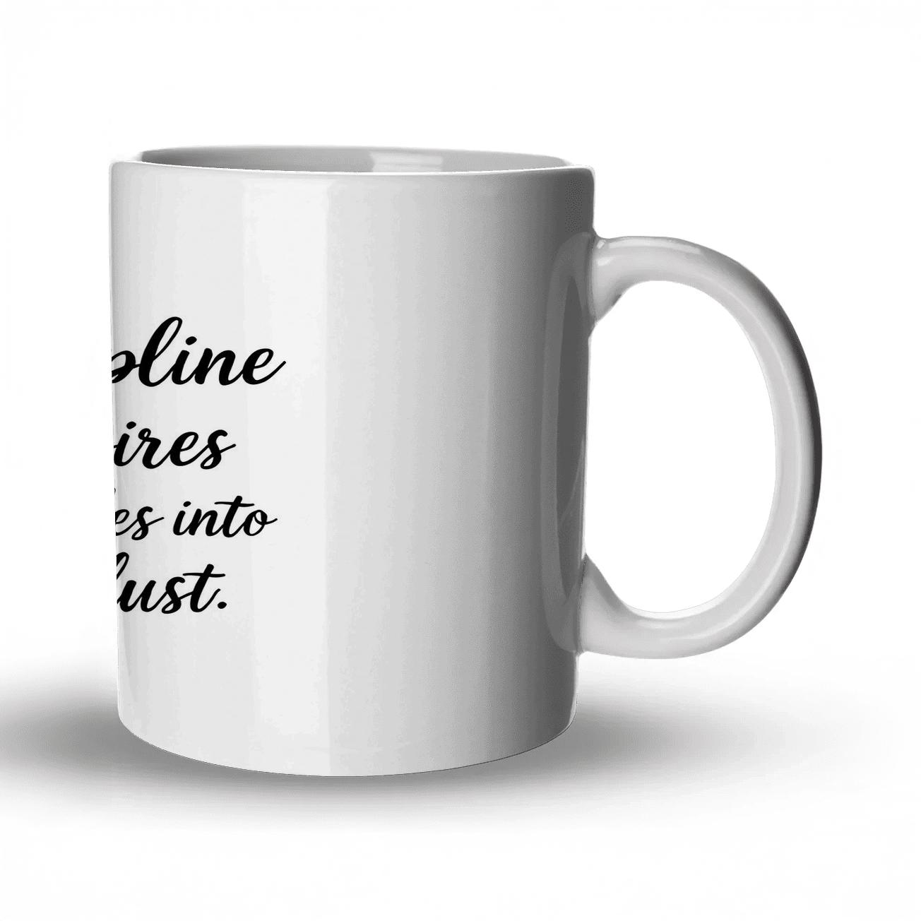 Quiet Discipline Loud Results custom printed mugs
