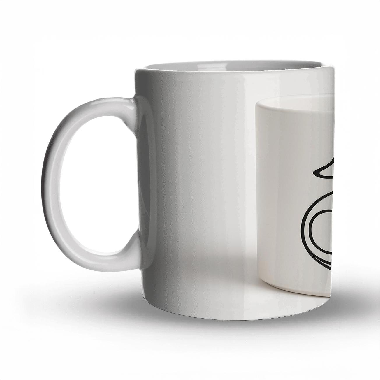 Bauhaus Fox Ornament Wrap insulated thermal mugs