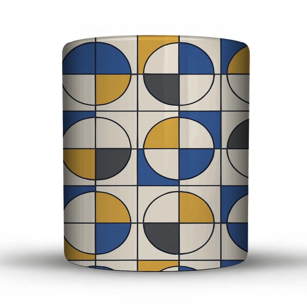 Bauhaus Interlock Constellation Grid insulated thermal mugs