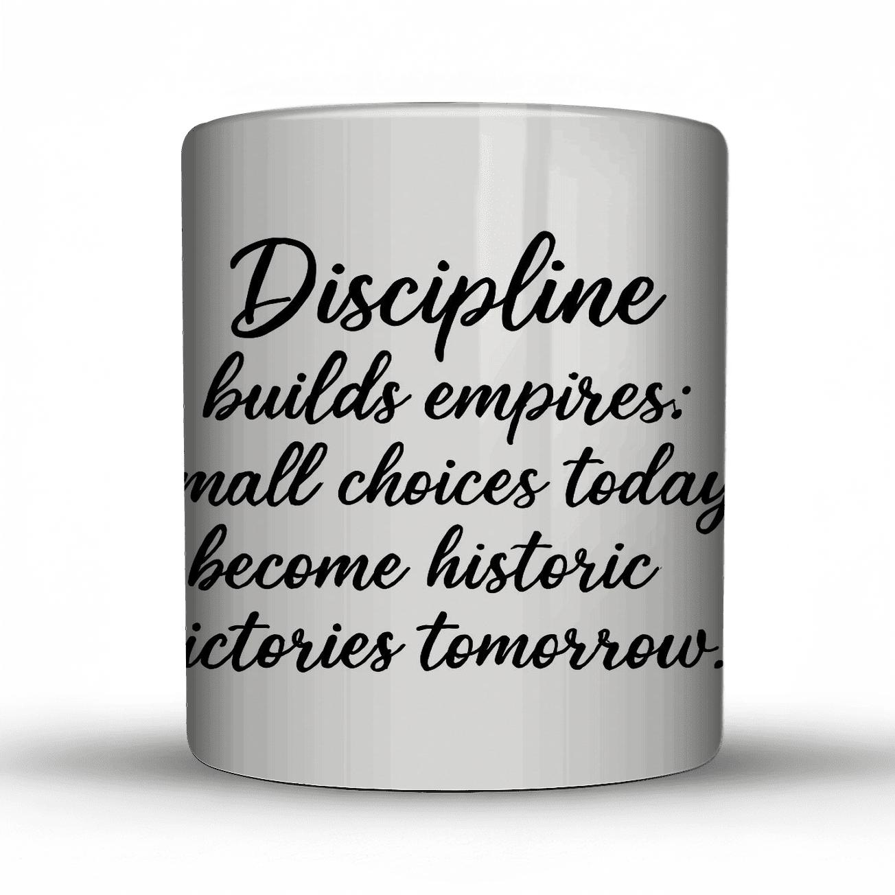 Discipline Builds Empires gift mugs for occasions