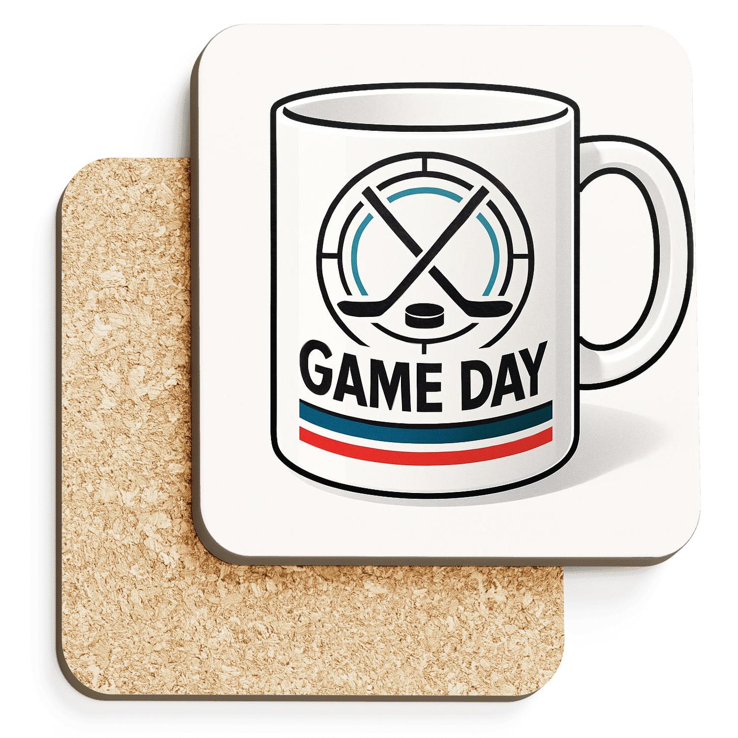 Bauhaus Hockey Rally Line Art Mug absorbent drink coasters