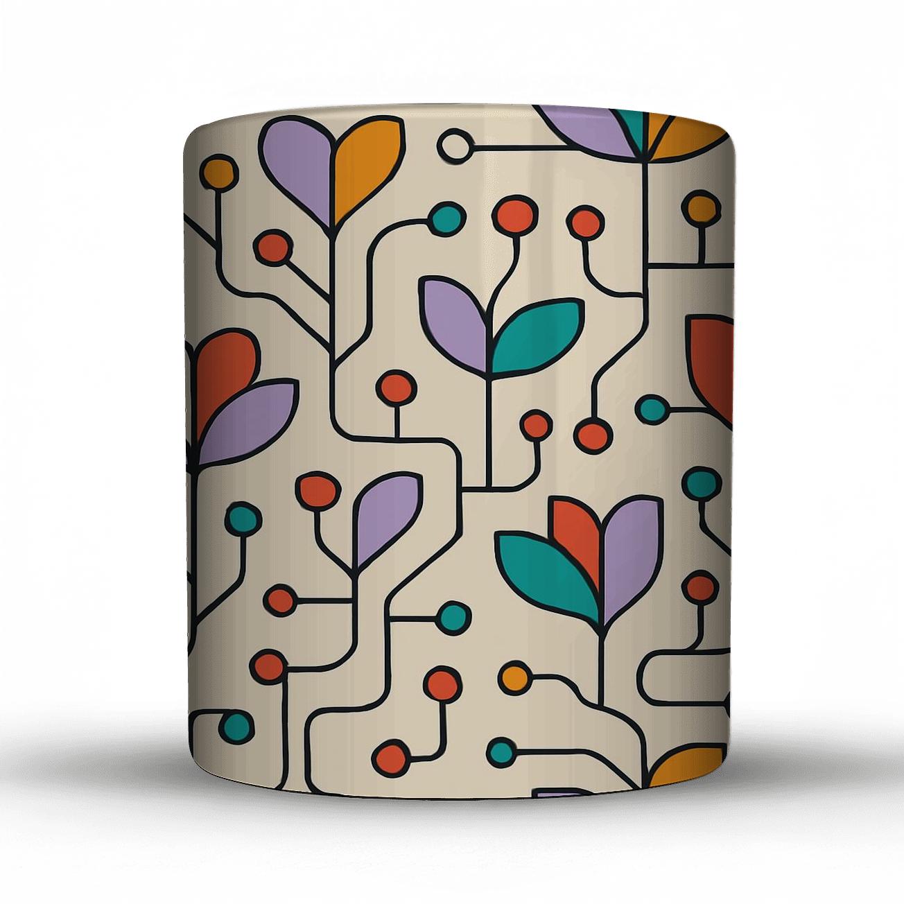 Bauhaus Aurora Floral Circuit gift mugs for occasions