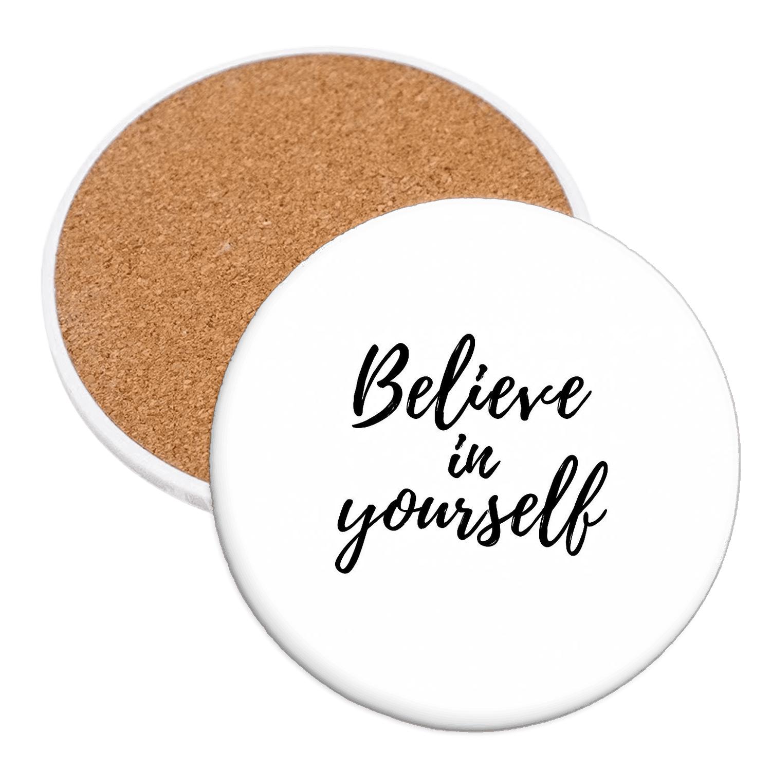 Discipline Writes History wooden table coasters