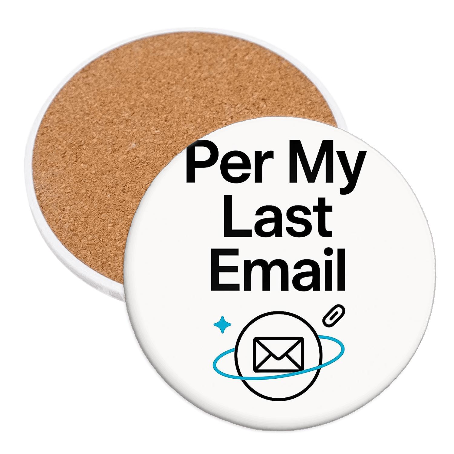 Per My Last Email Galaxy coasters for home decor