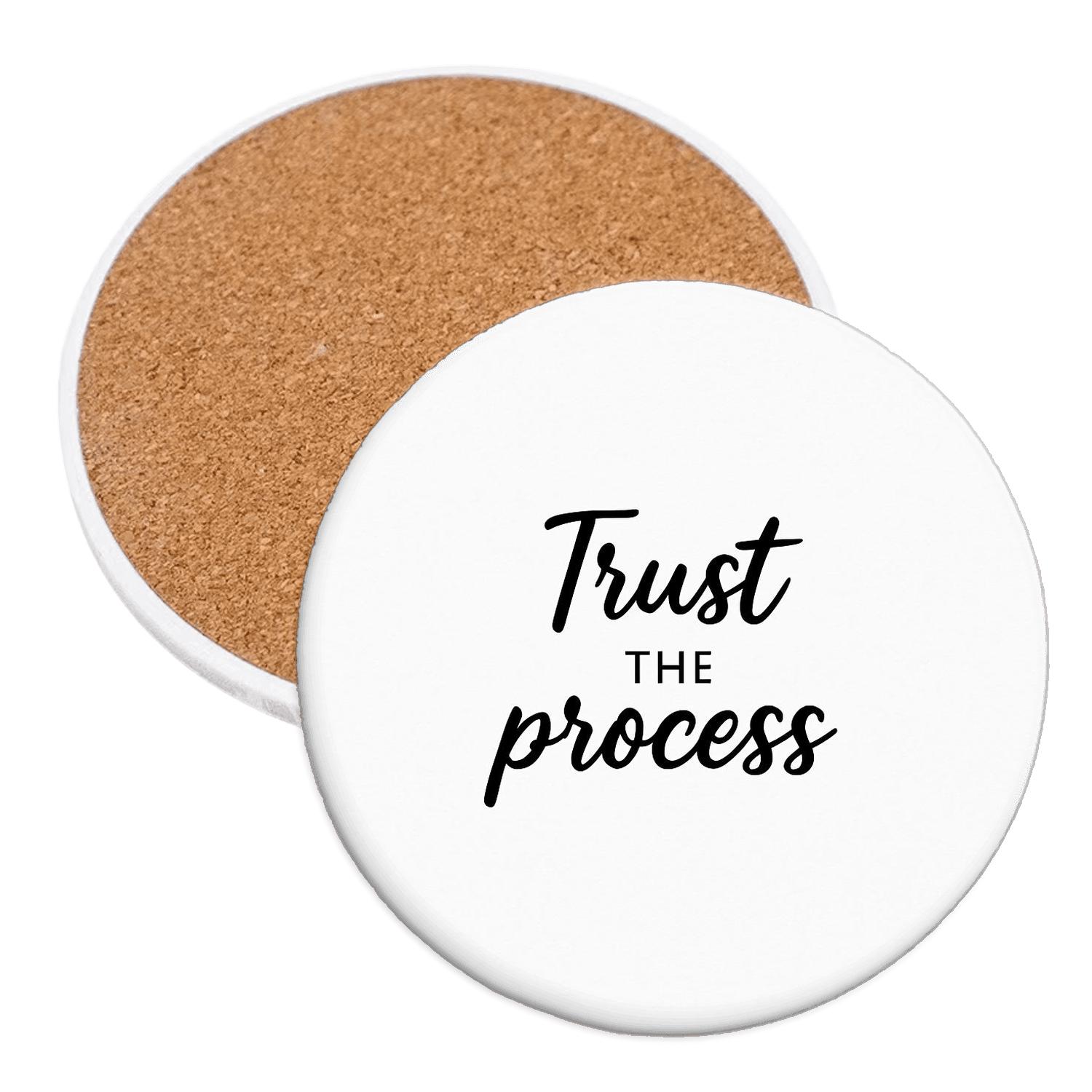 Build The Future Quietly custom engraved coasters