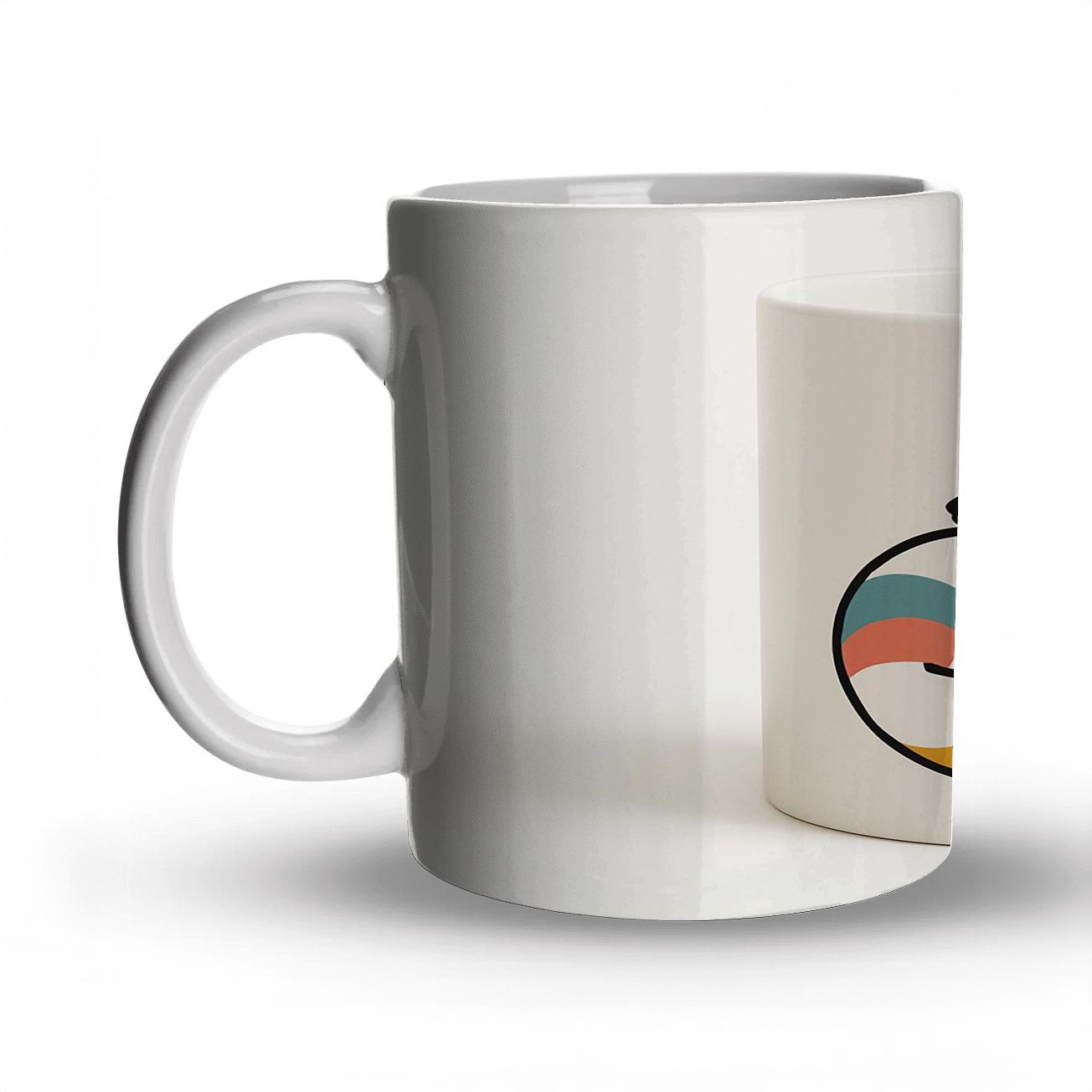 Arctic Fox Bauhaus Tundra Wrap personalized mugs