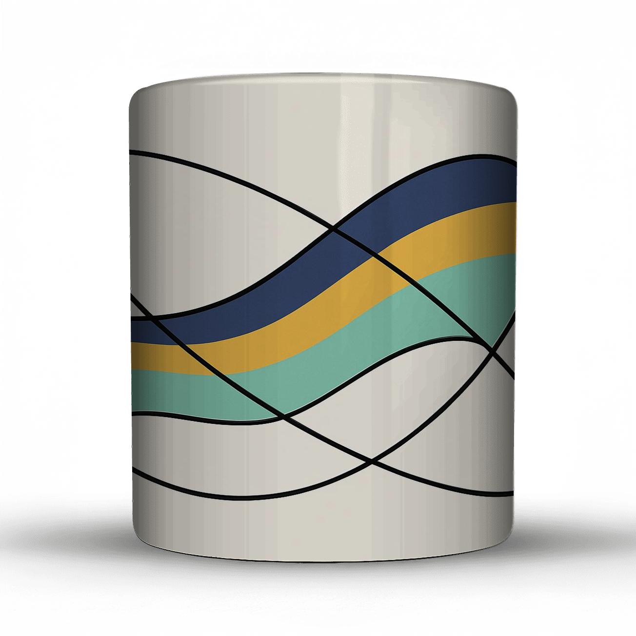 Orbital Geometry Flow gift mugs for occasions