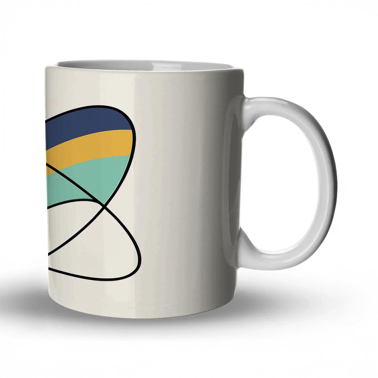Orbital Geometry Flow gift mugs for occasions