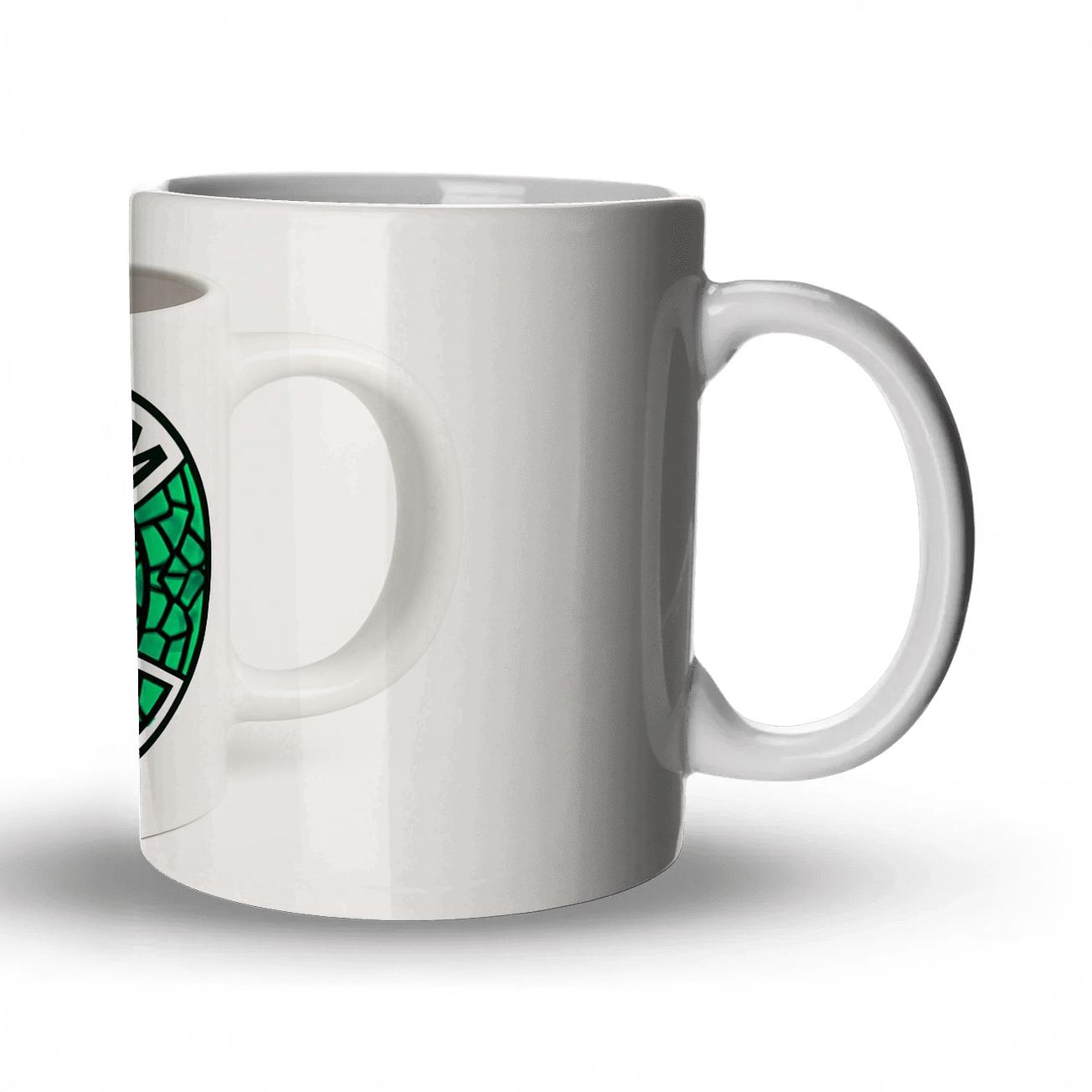 Go Team Soccer Pentagons And Chant Ring ceramic coffee mugs