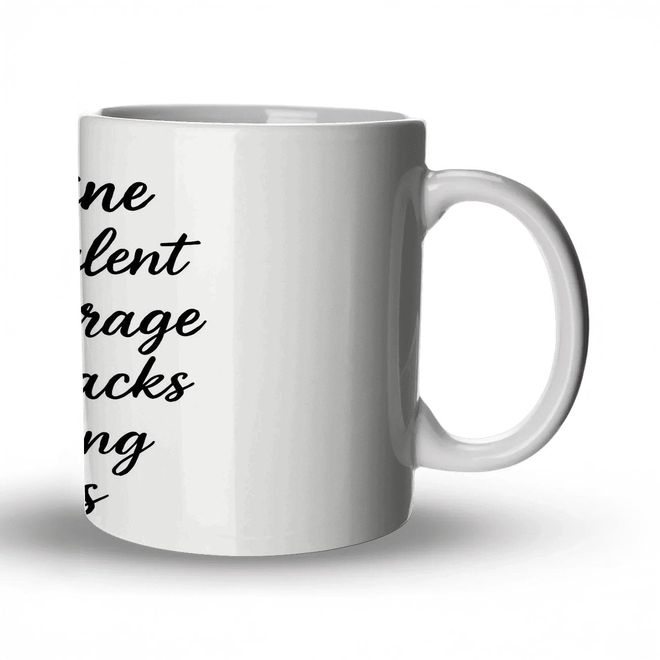 Discipline And Courage Quote Art Print gift mugs for occasions