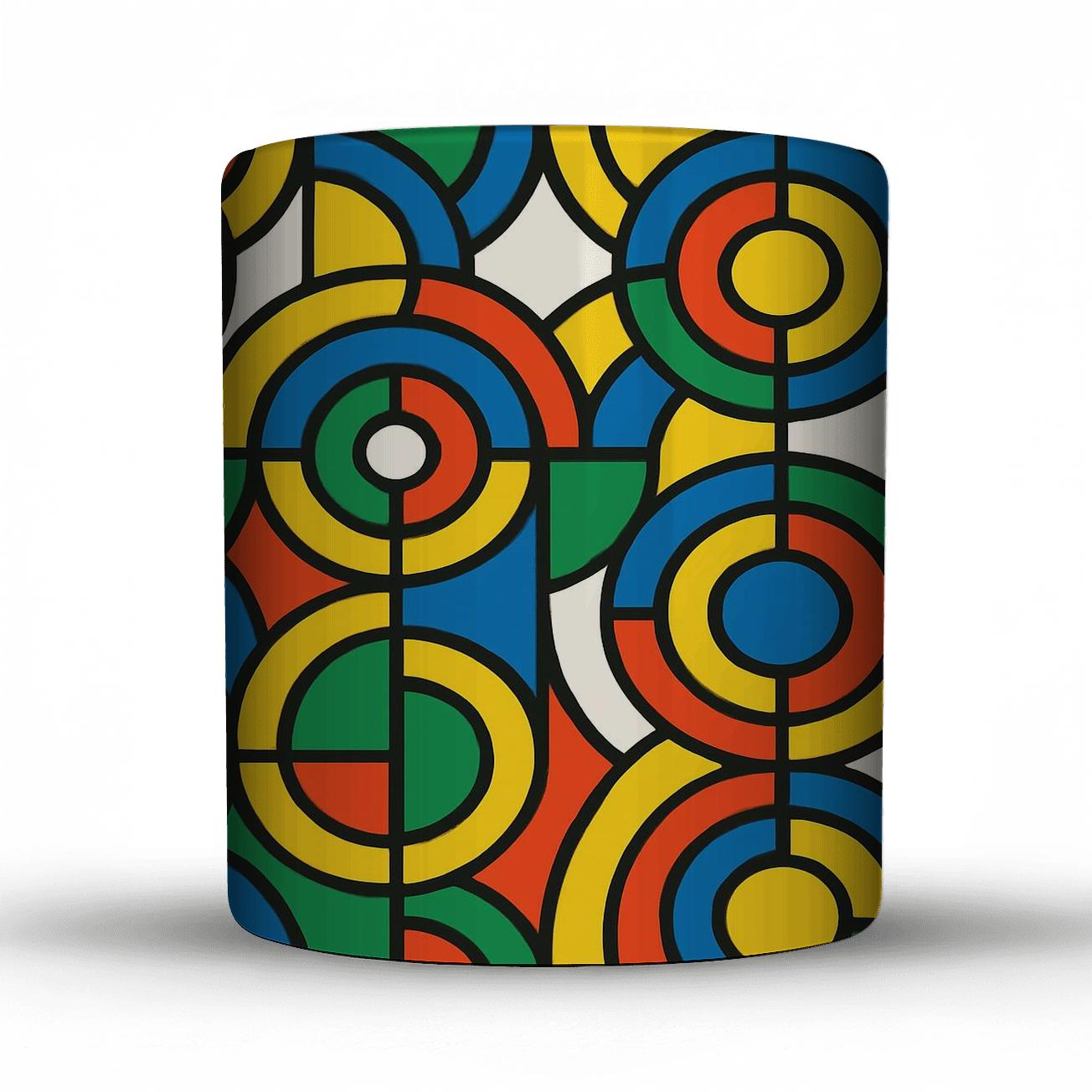 Orphic Solar Chromatics Line Weave novelty coffee mugs